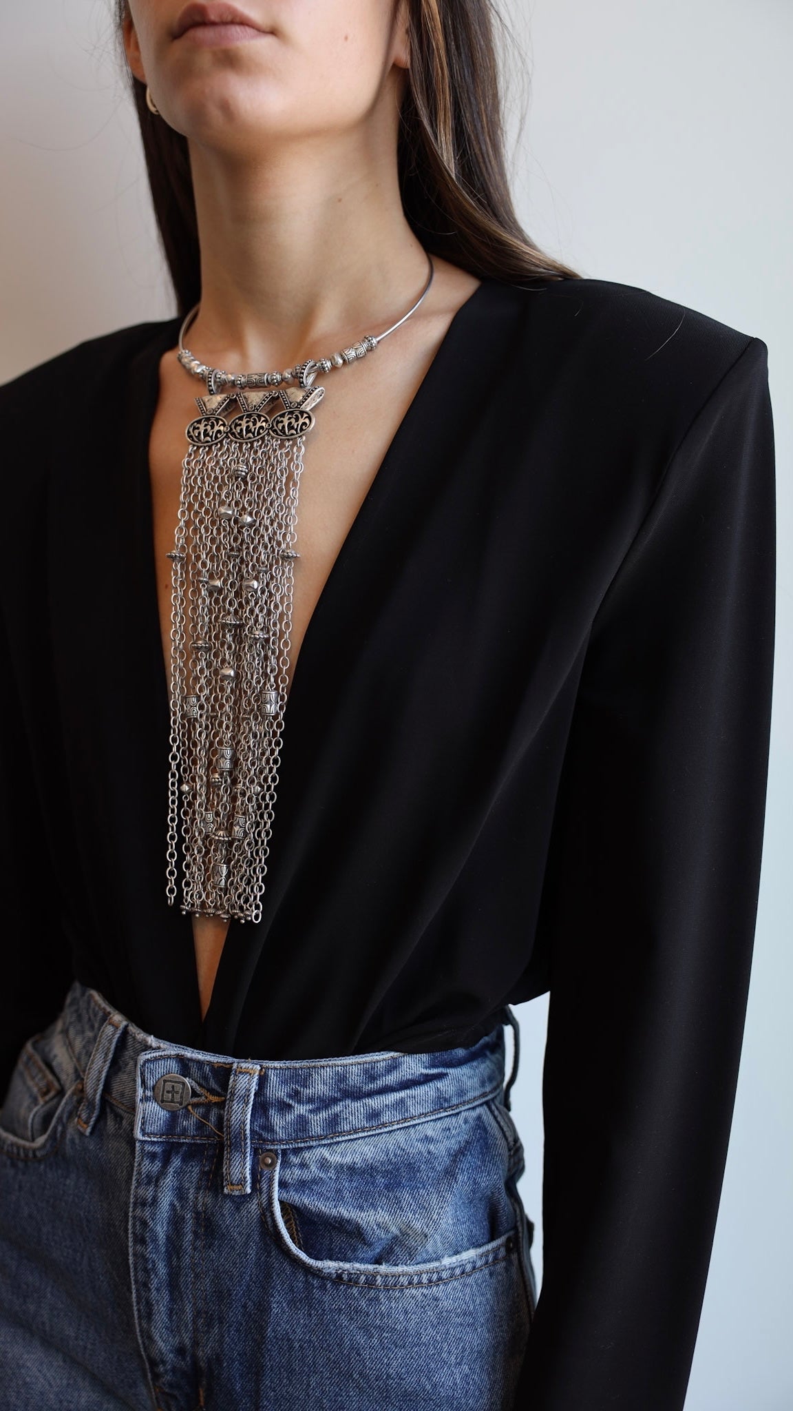 Aztec Style Statement Necklace