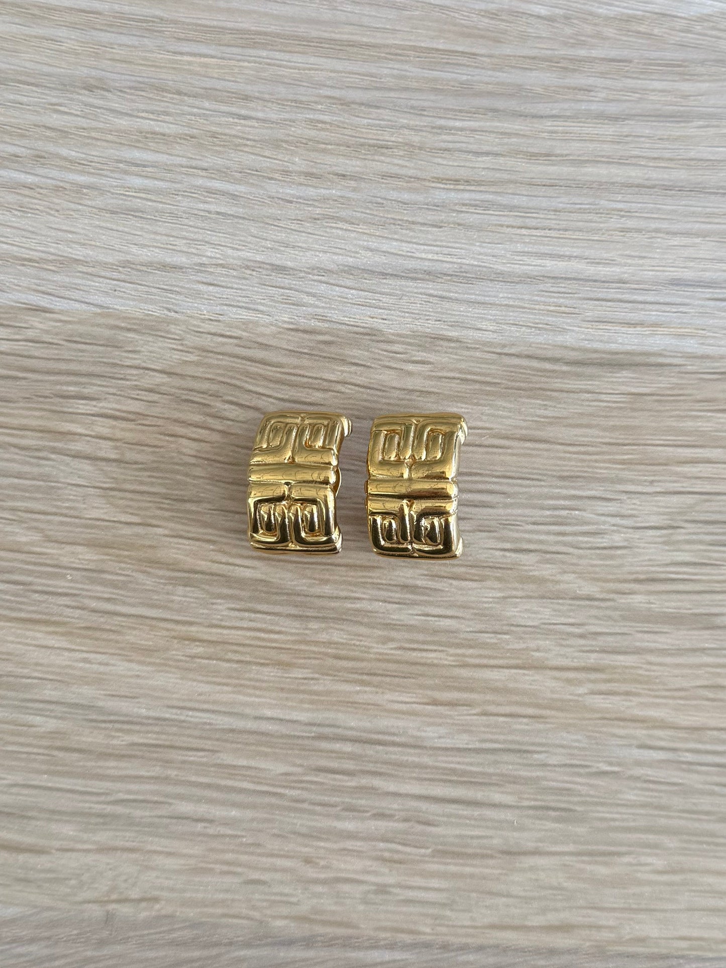 Vintage Gold Tone Signed
Givenchy Clip on Earrings