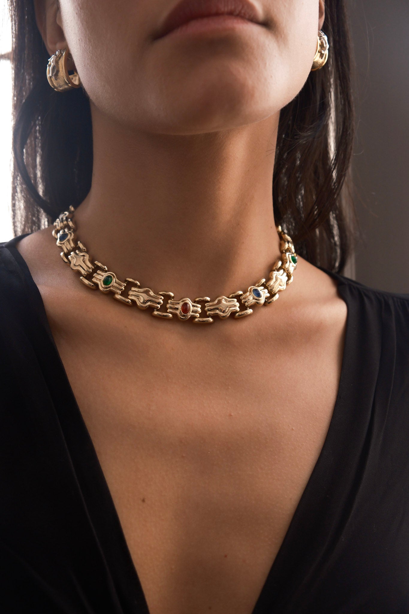 Multi-Color Statement Necklace