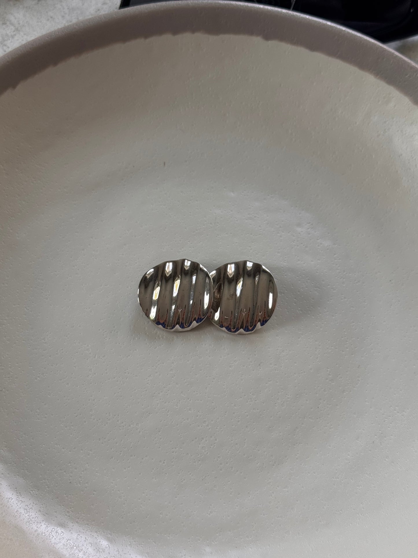 Circle Bent Design Earrings