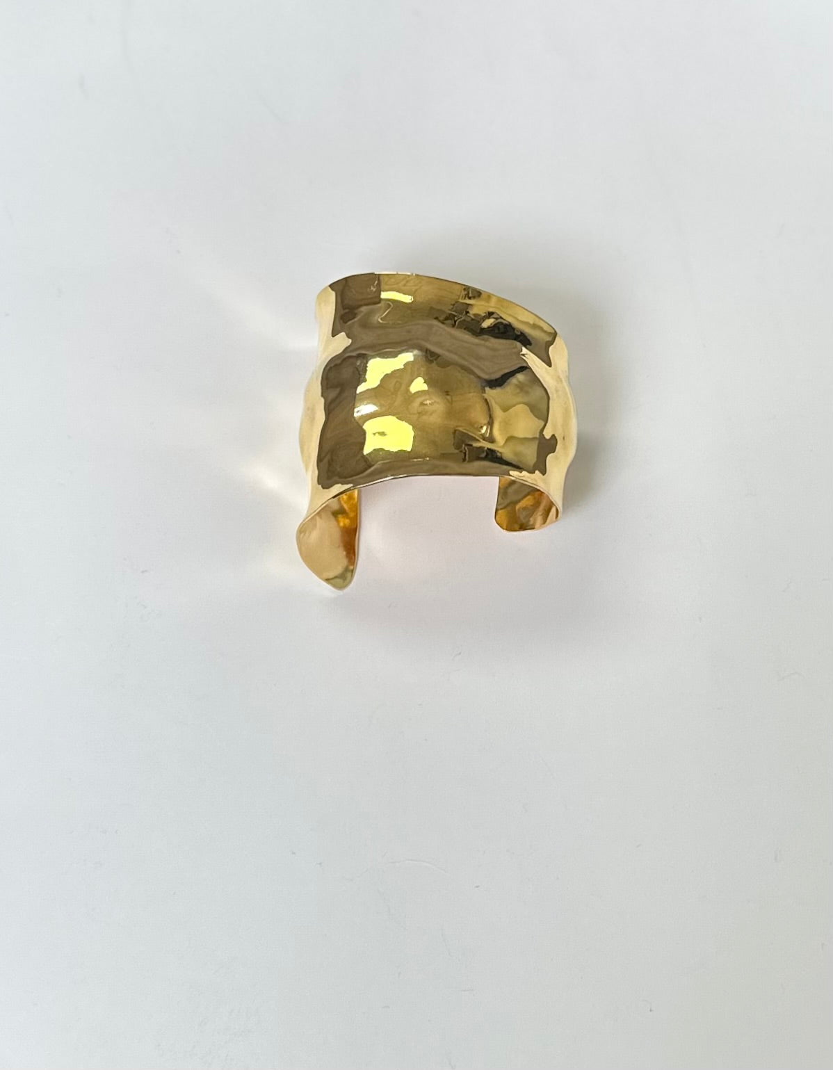 Hammered Gold Cuff