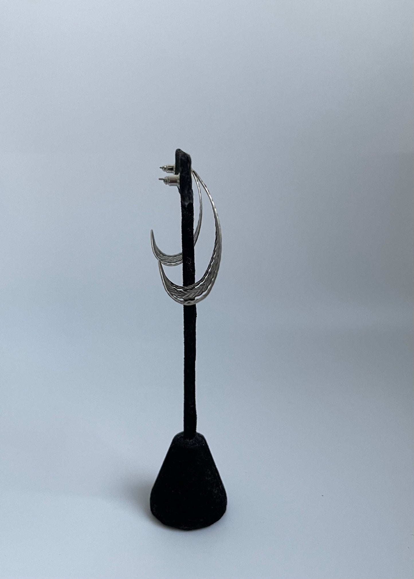 Vintage half hoop earrings