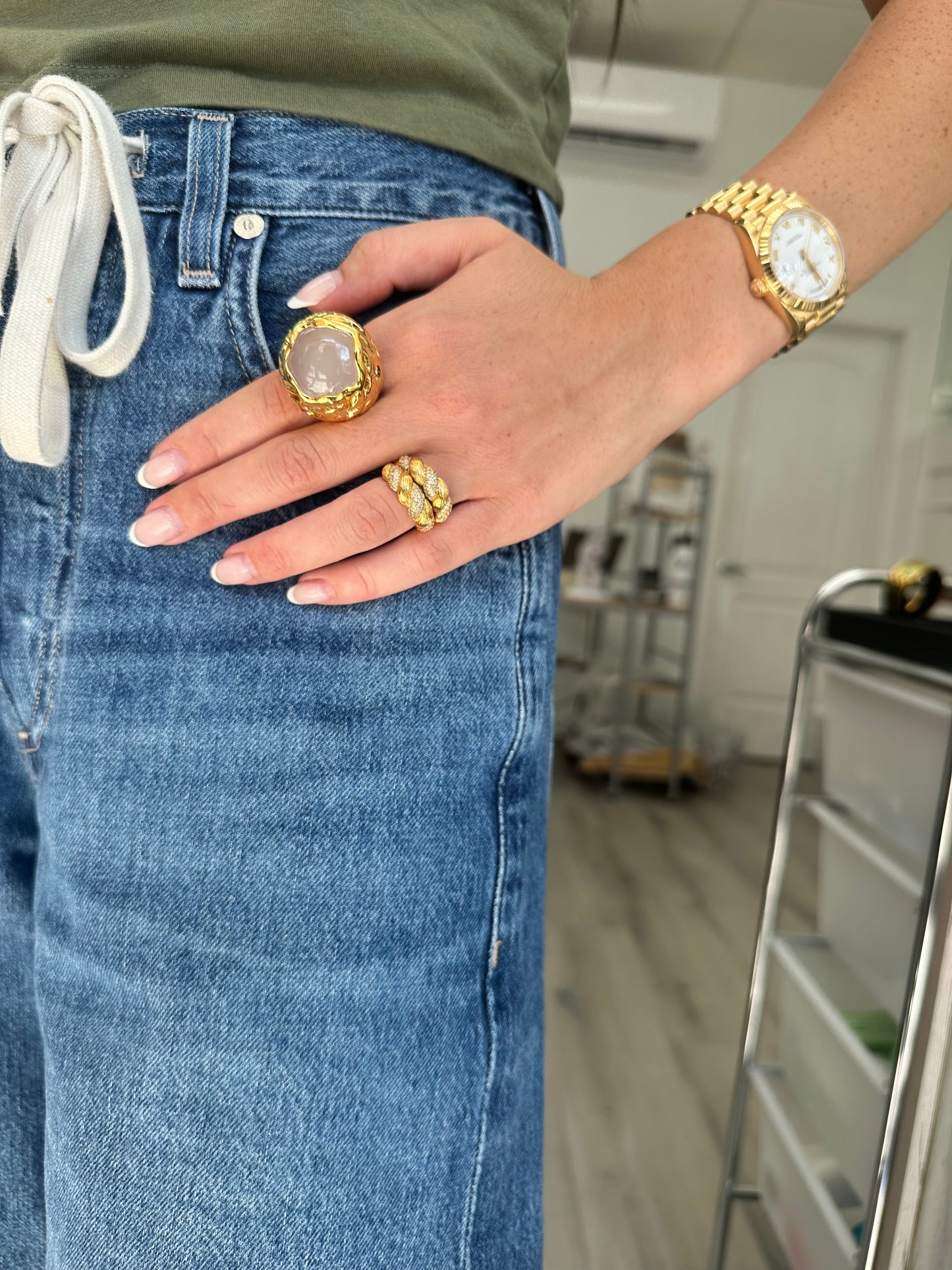 Cocktail Large Statement Ring