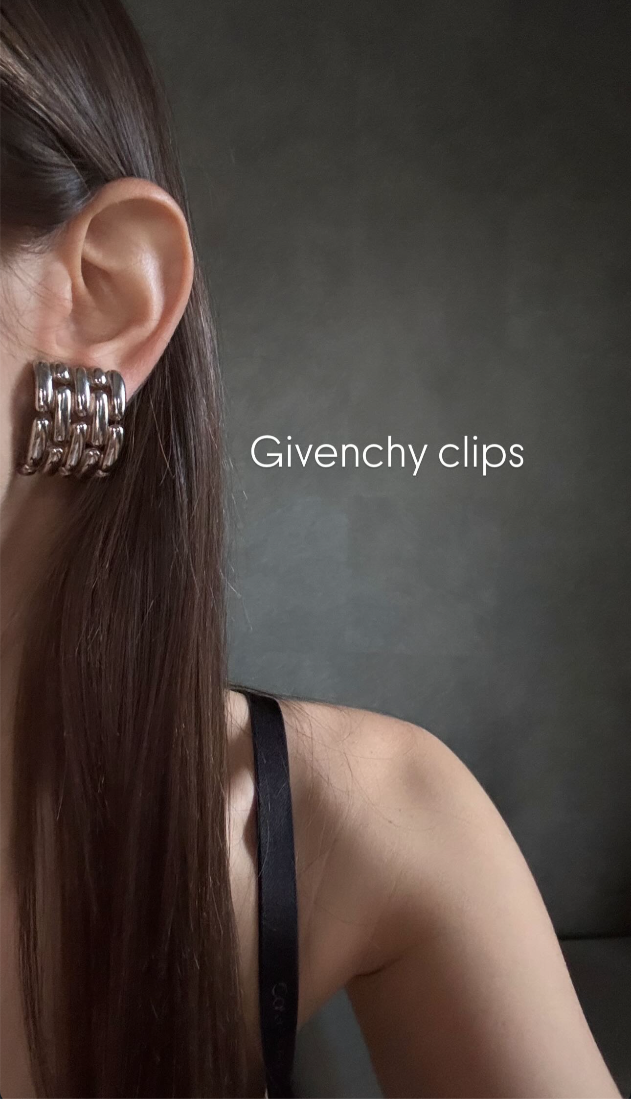 Vintage Givenchy Clip Back Earrings