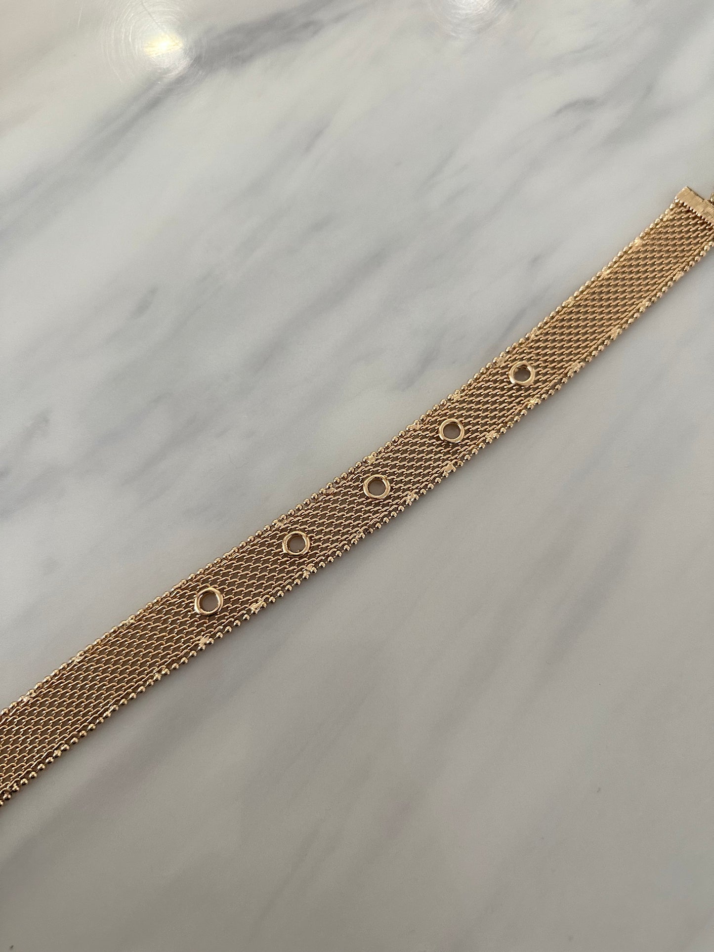 Gold Mesh Choker