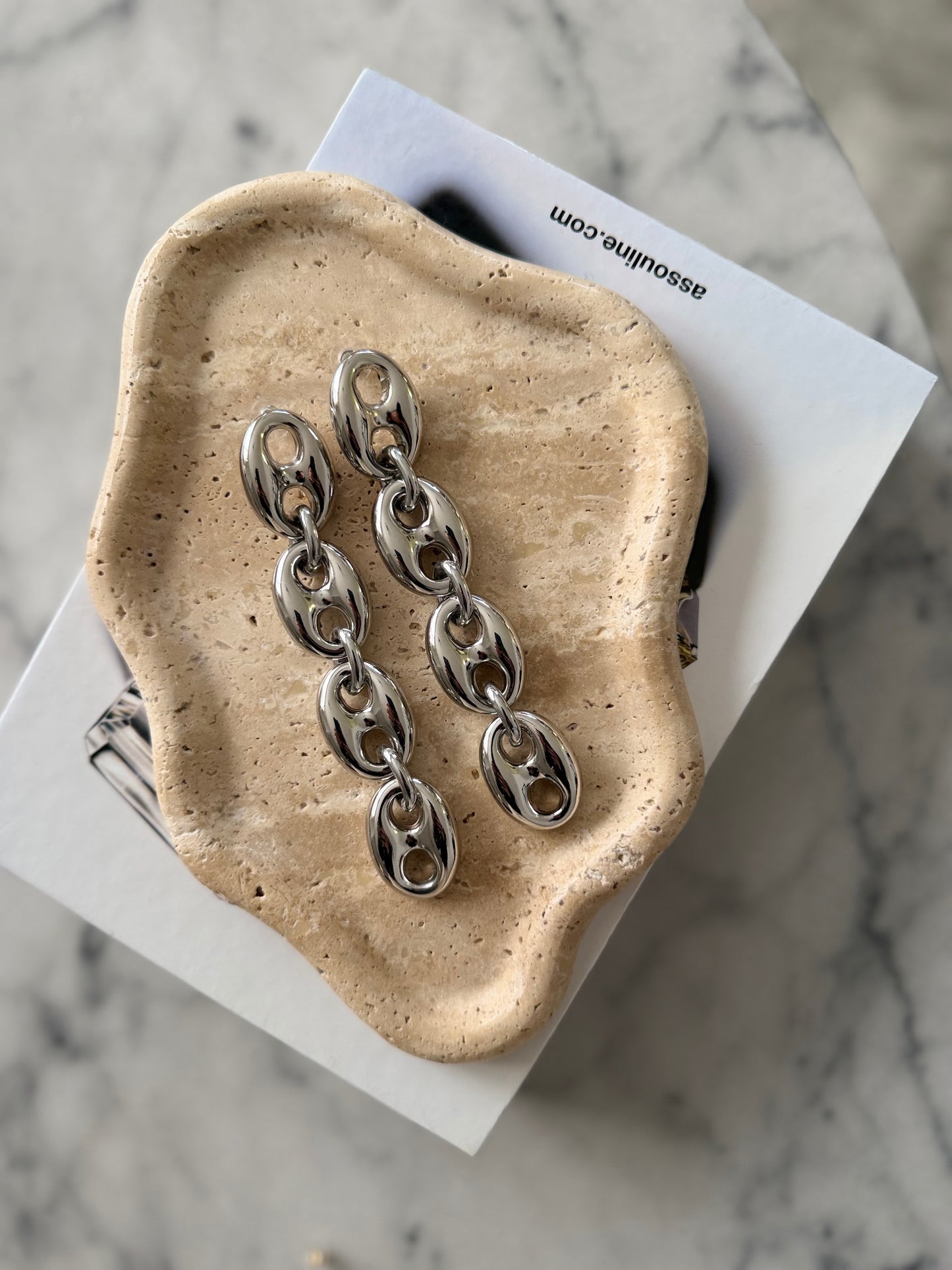 Coffee Bean Hanging Earrings