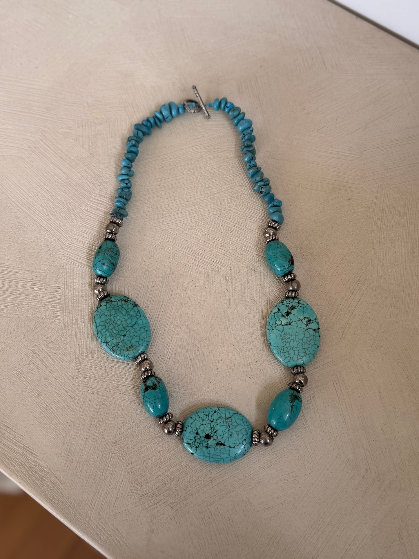 Vintage Turqoise Bead Necklace