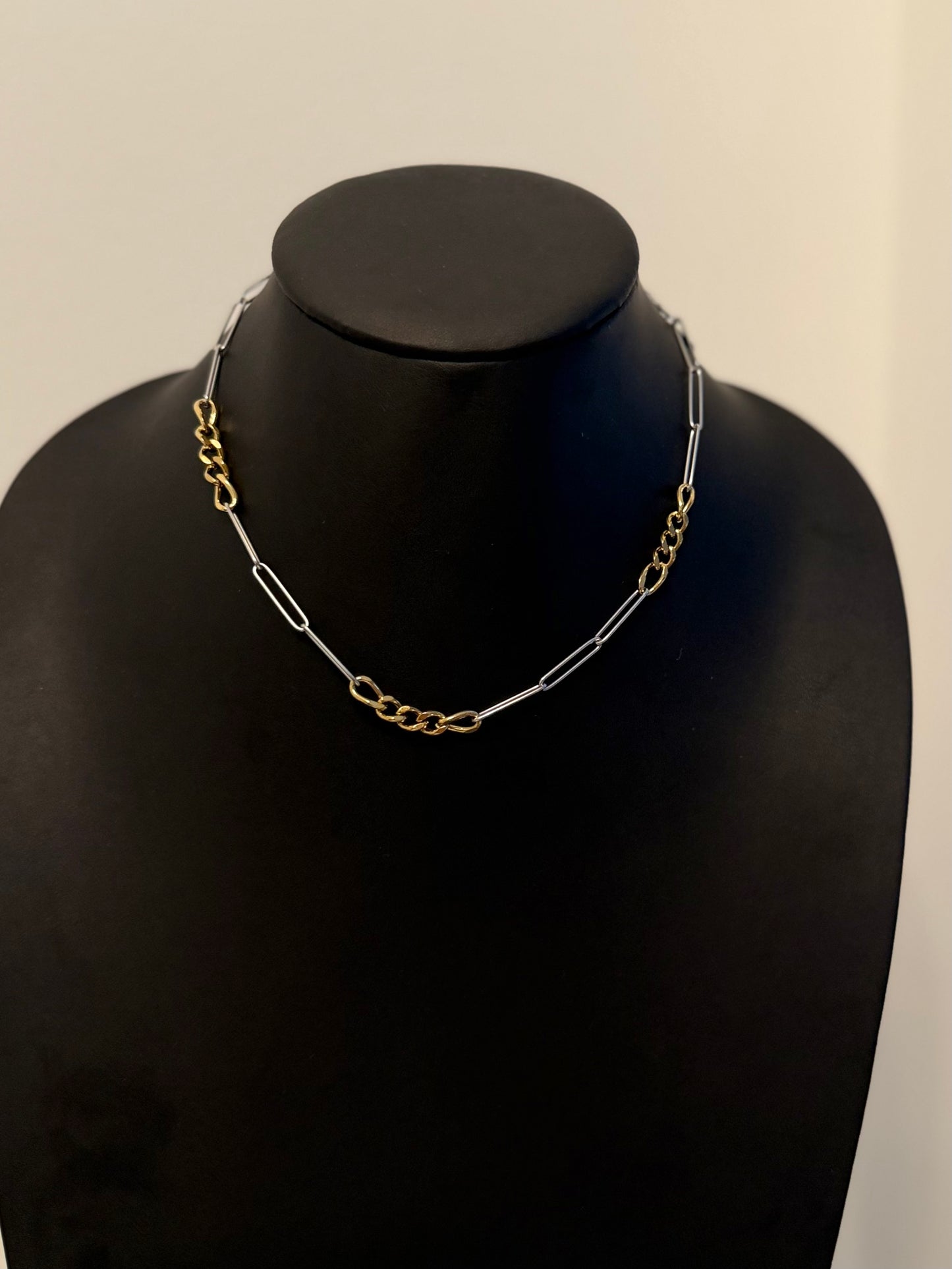 Two Tone Link Necklace