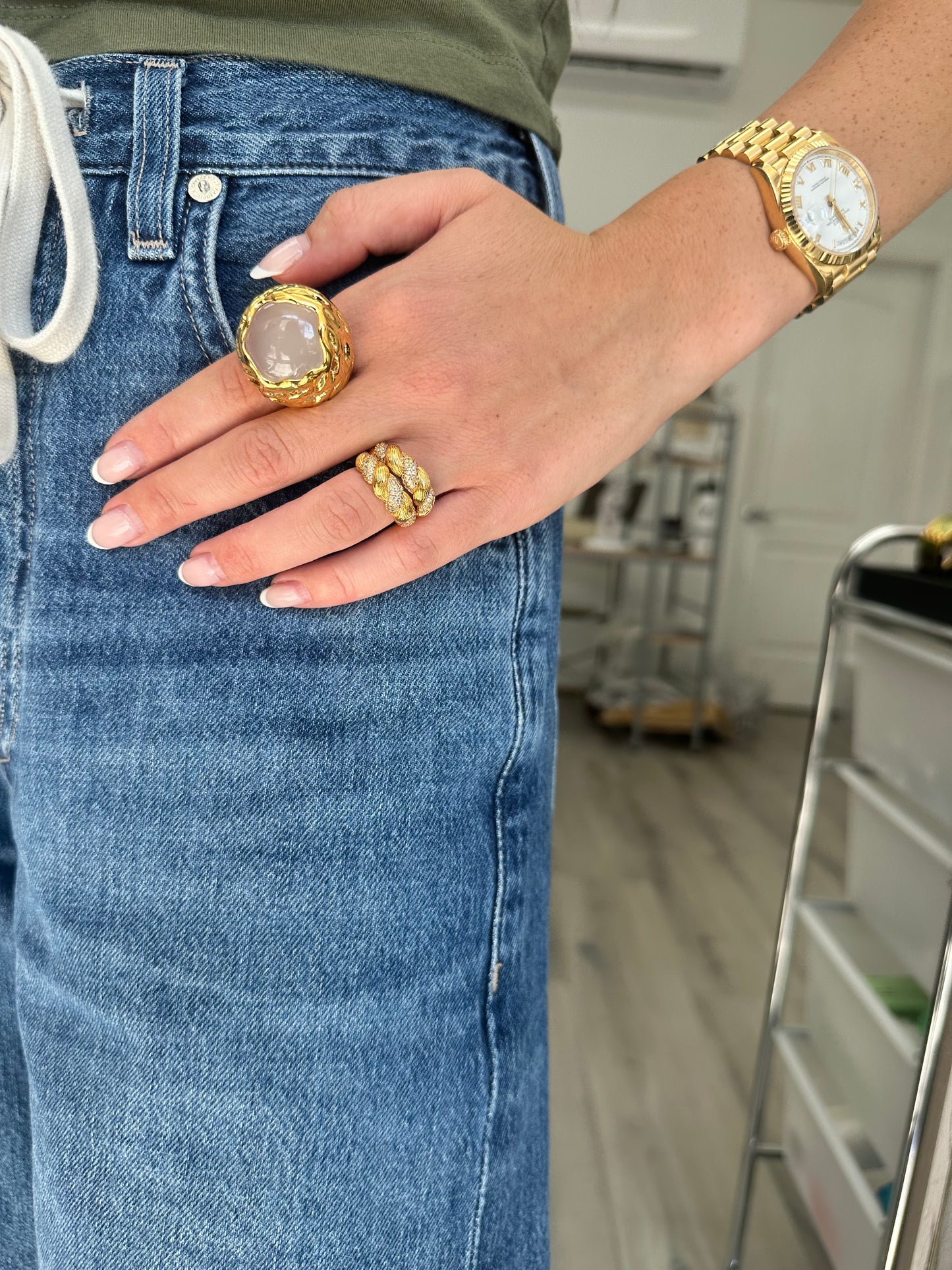 Cocktail Large Statement Ring