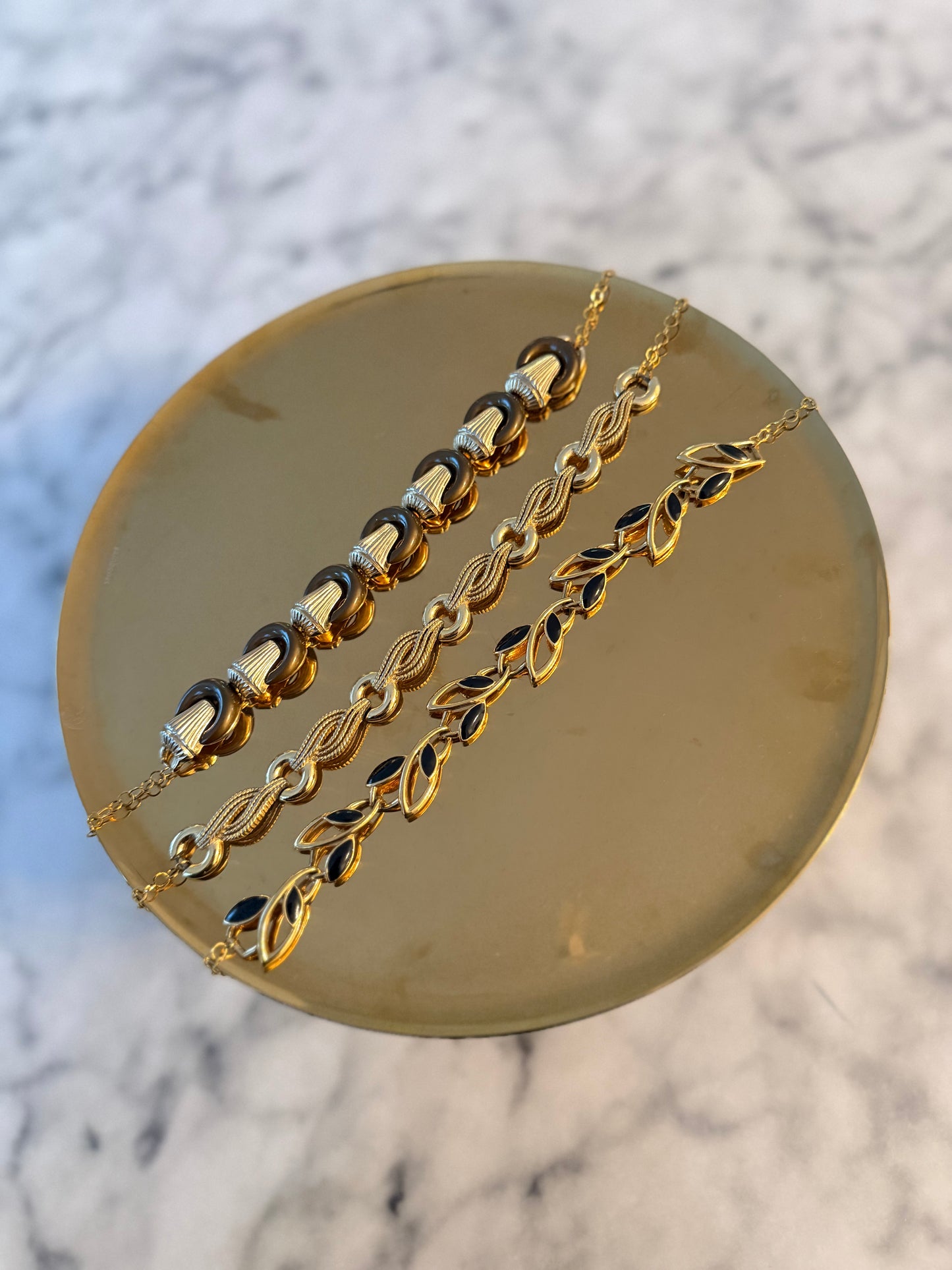 Vintage Black Floral Choker