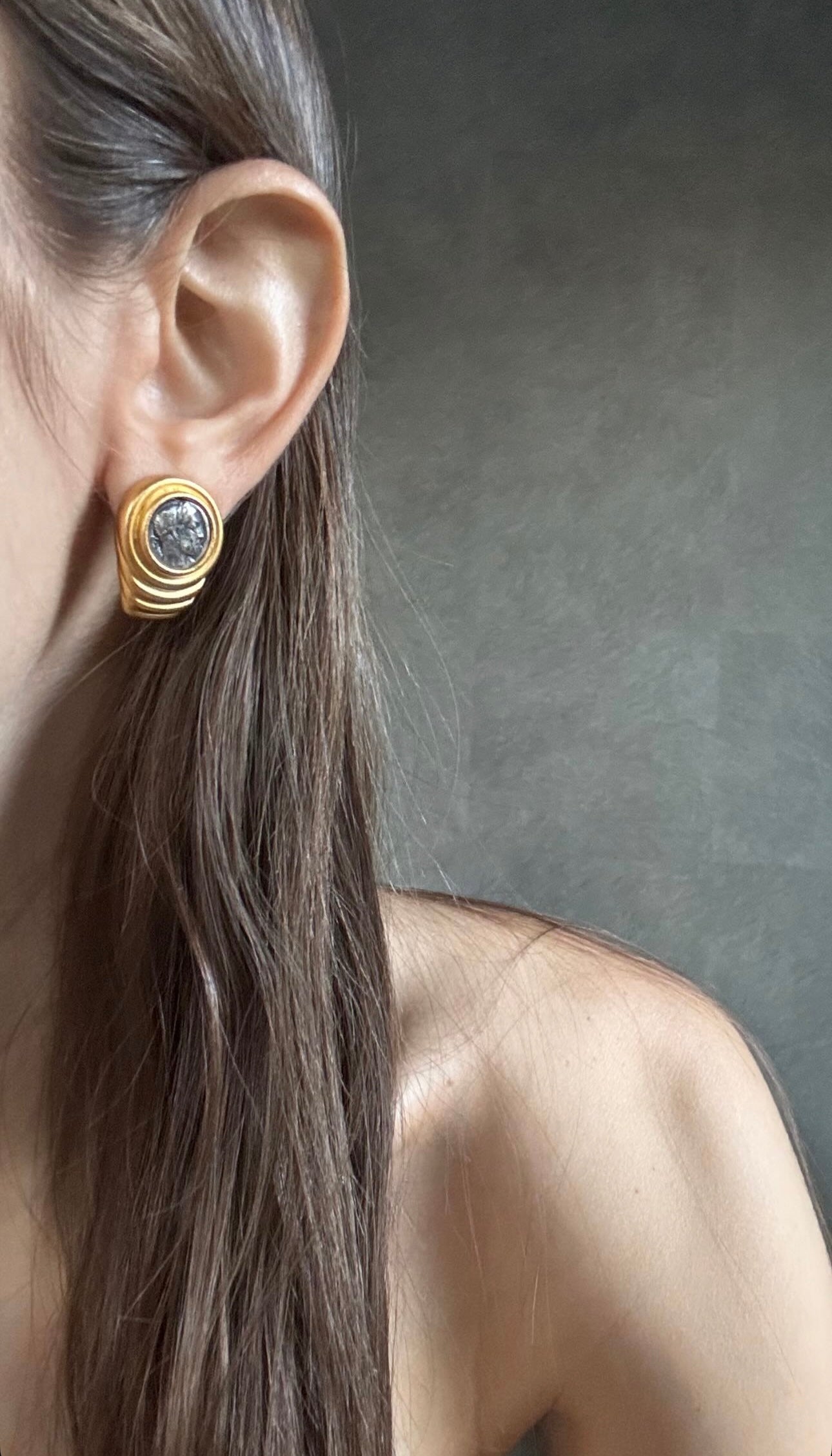 Vintage Mini Coin Earrings