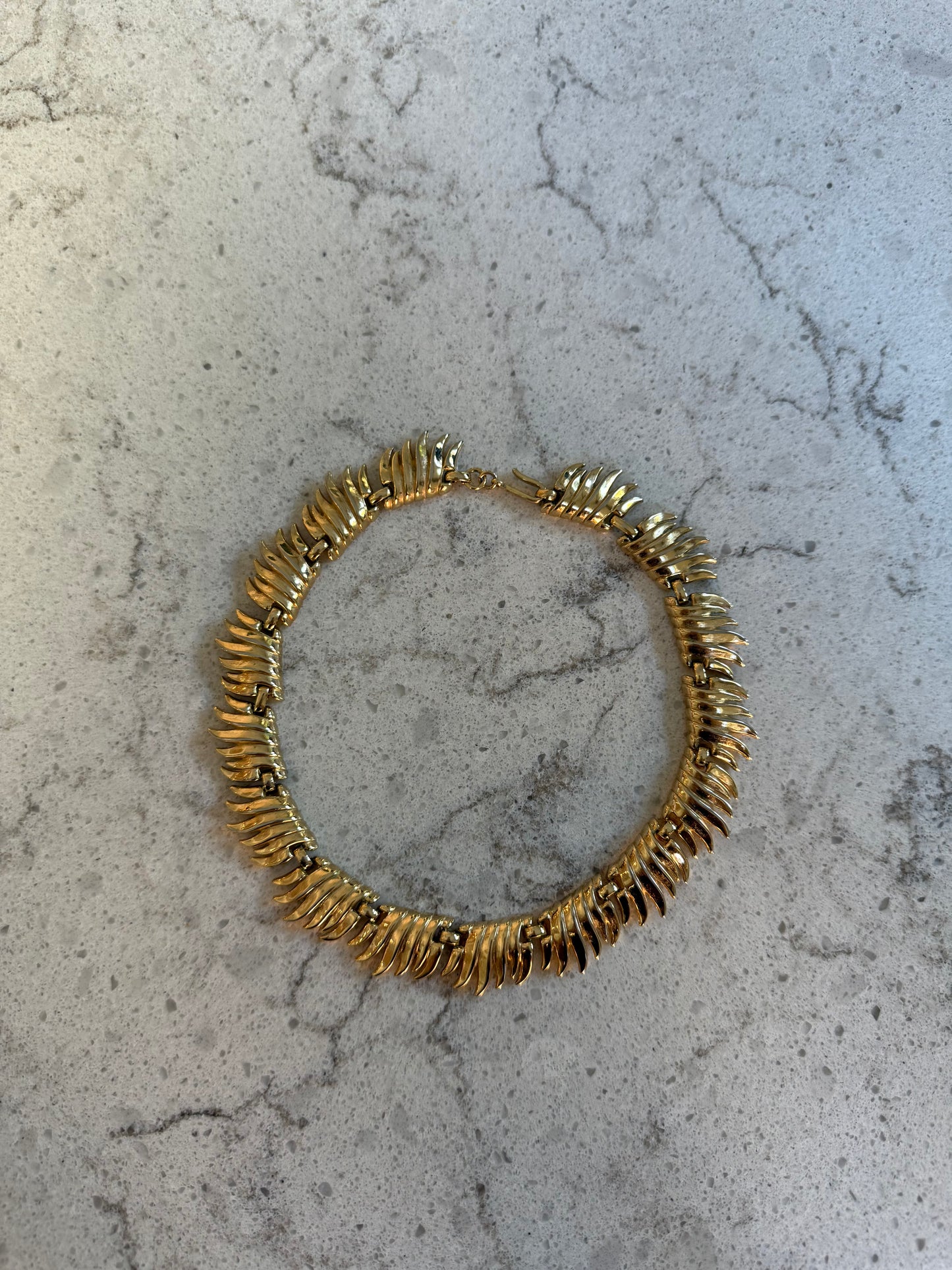Vintage Gold Collar Necklace