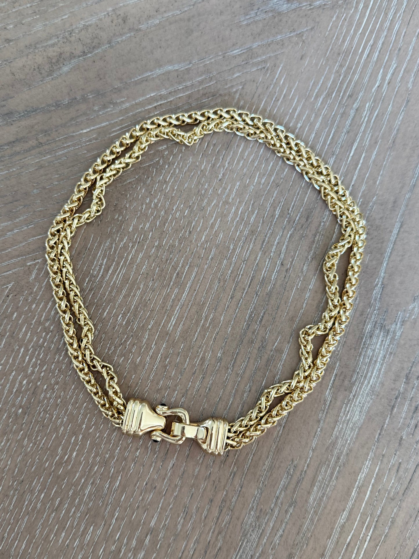 Vintage Buckle Necklace