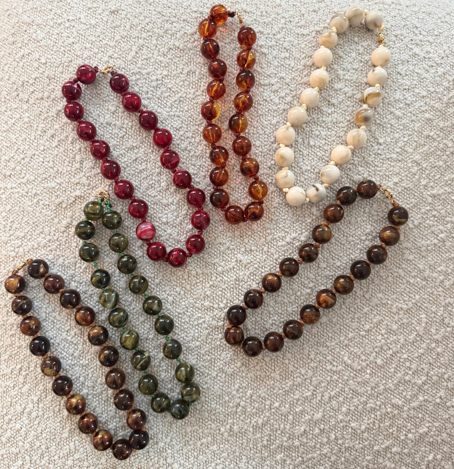 Colored Beaded Necklace