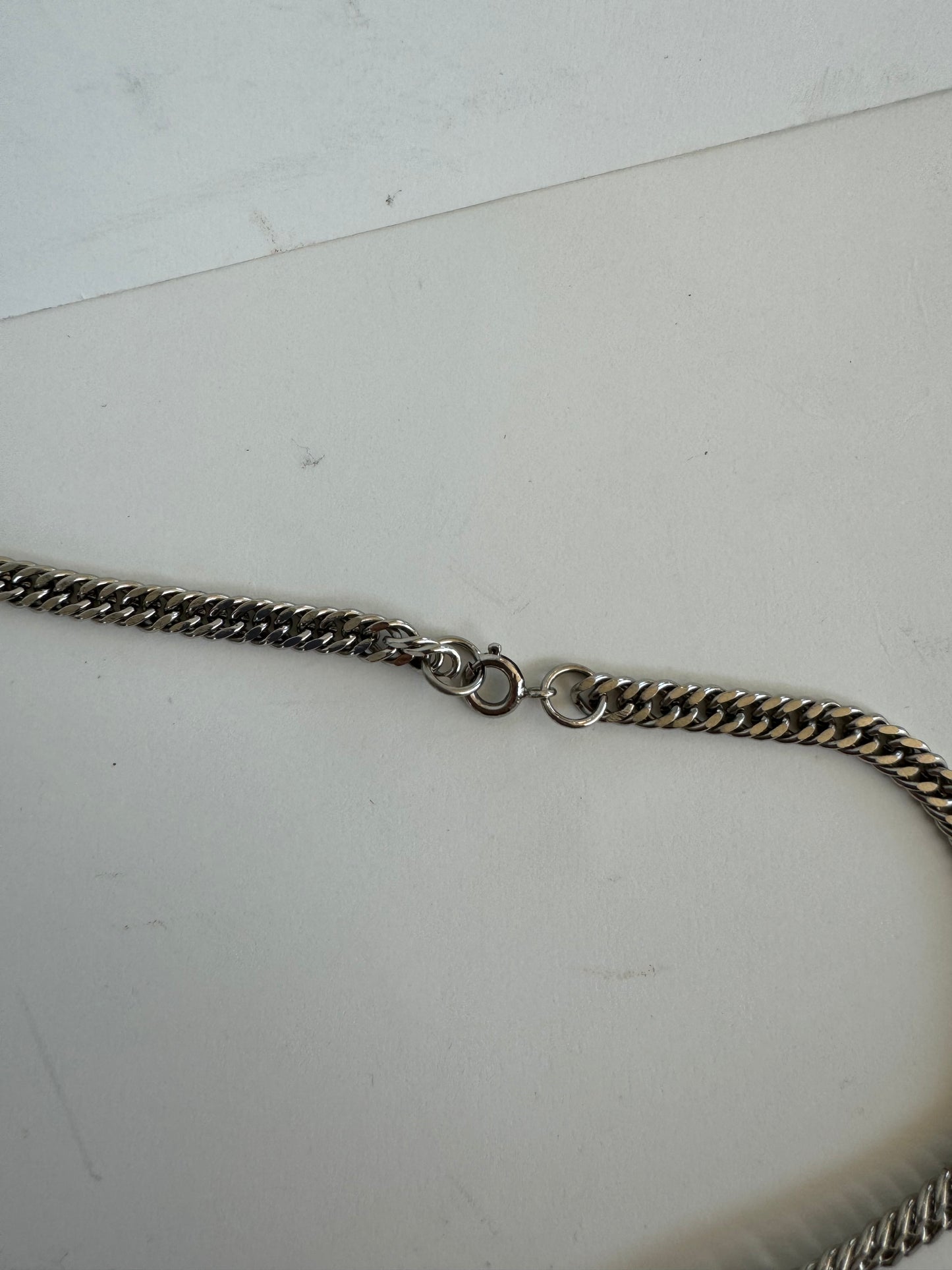 Coin Silver Chain Necklace
