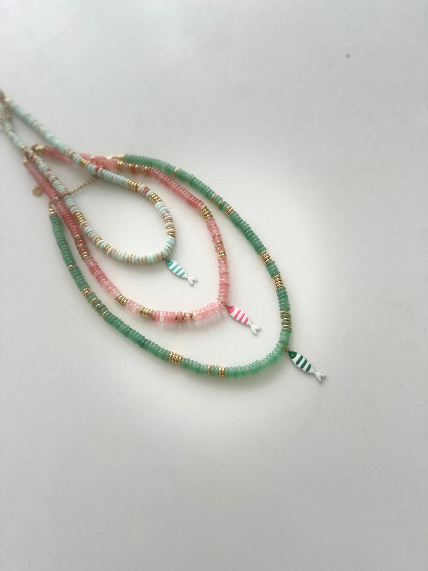 Beaded Fish Necklace