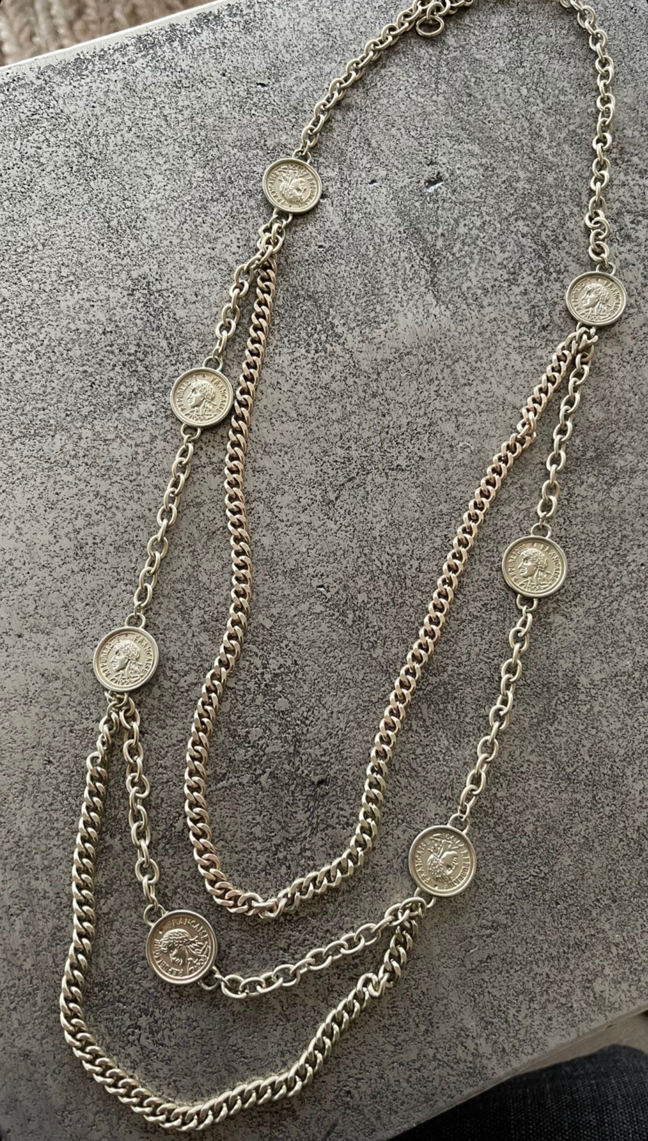 Vintage 3-in-1 Coin Necklace