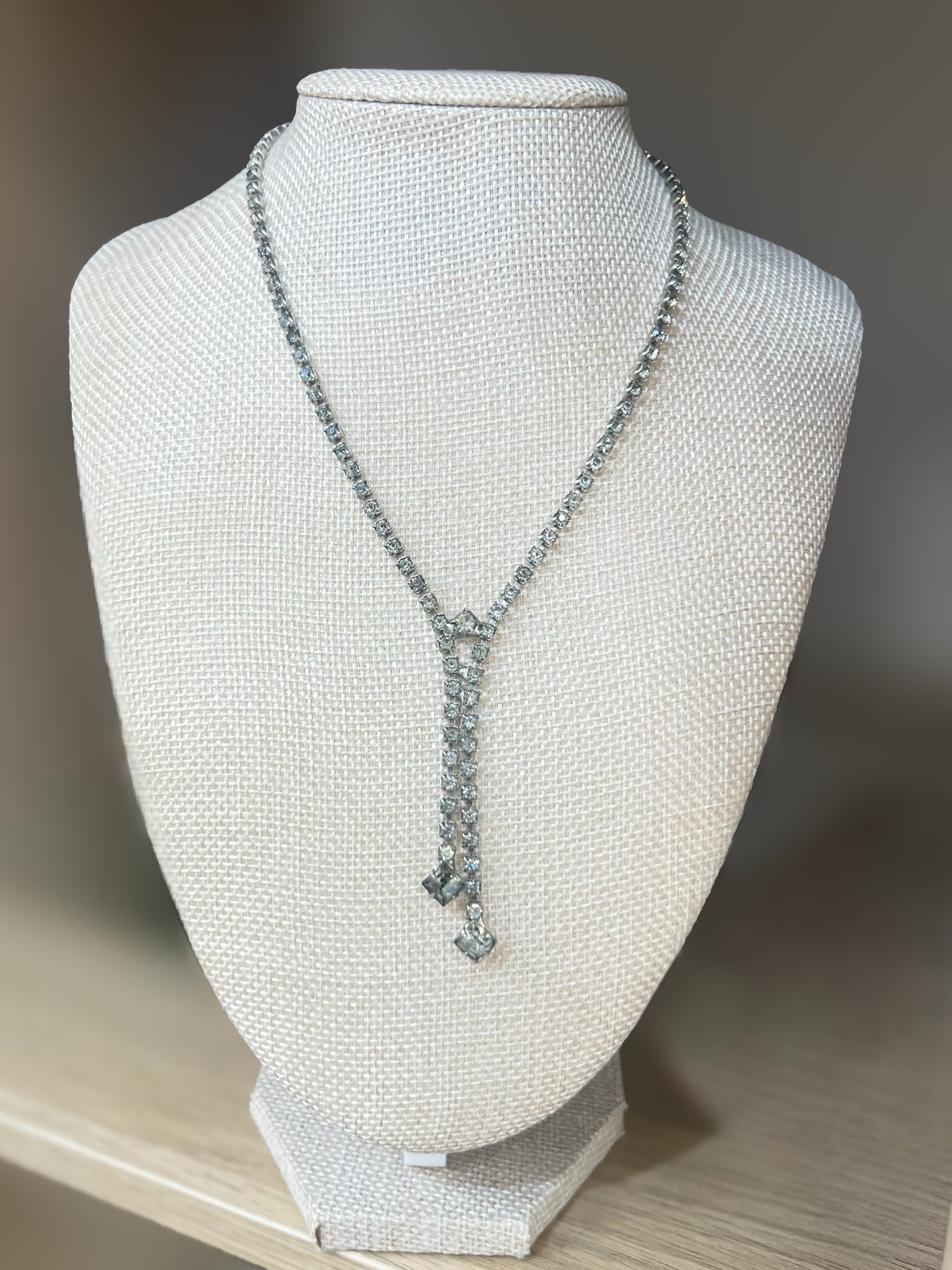 Vintage Crystal Rhinestone Necklace