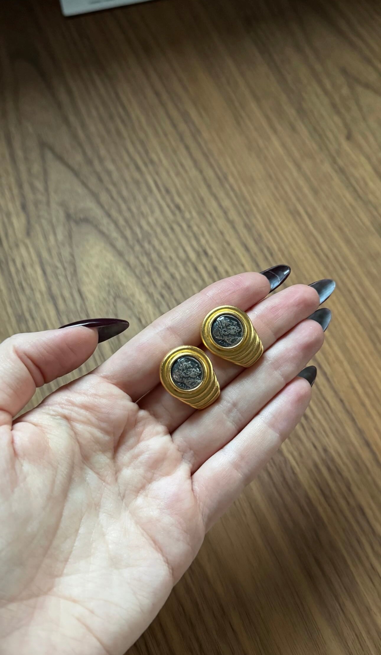 Vintage Mini Coin Earrings