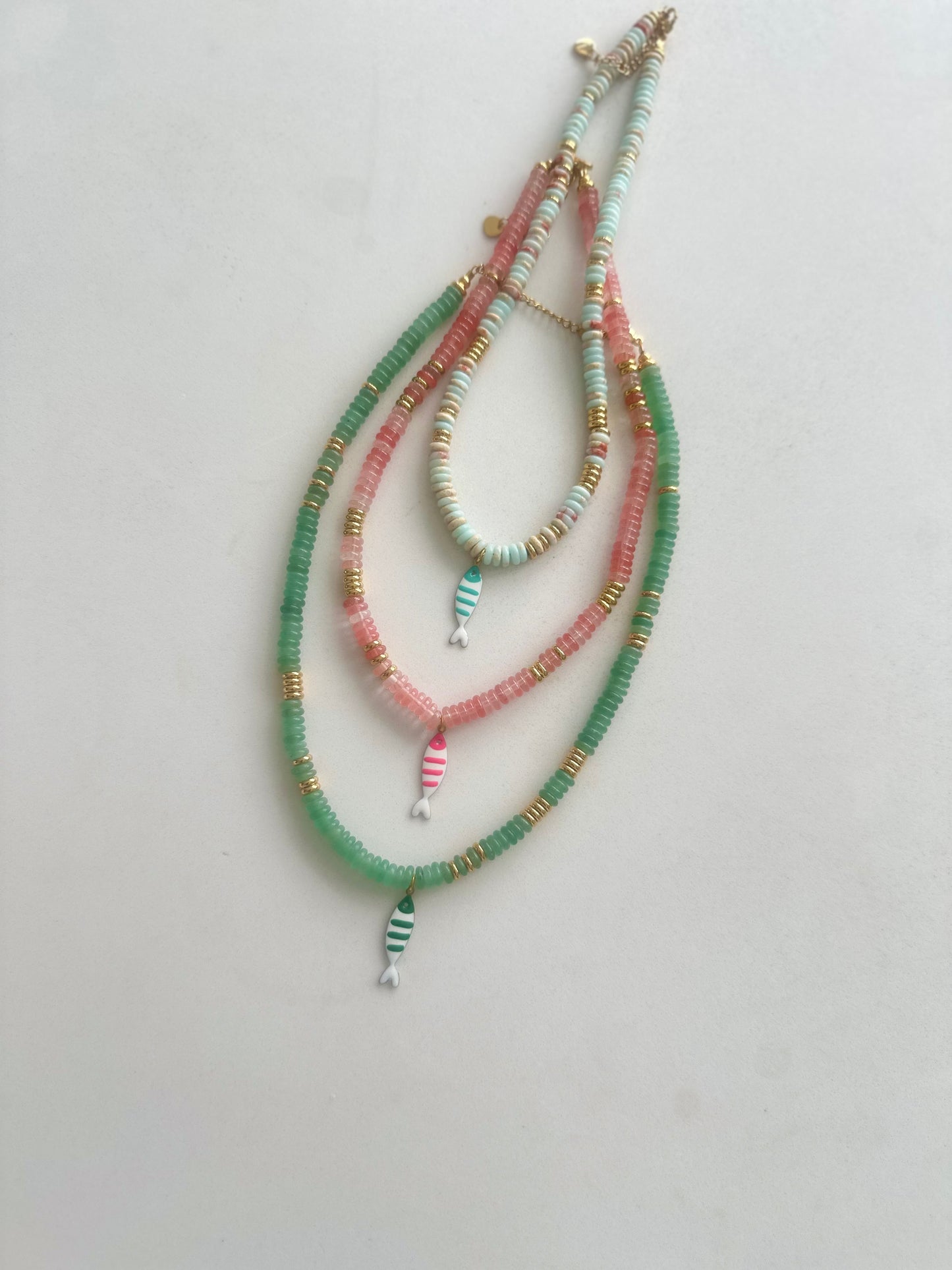 Beaded Fish Necklace