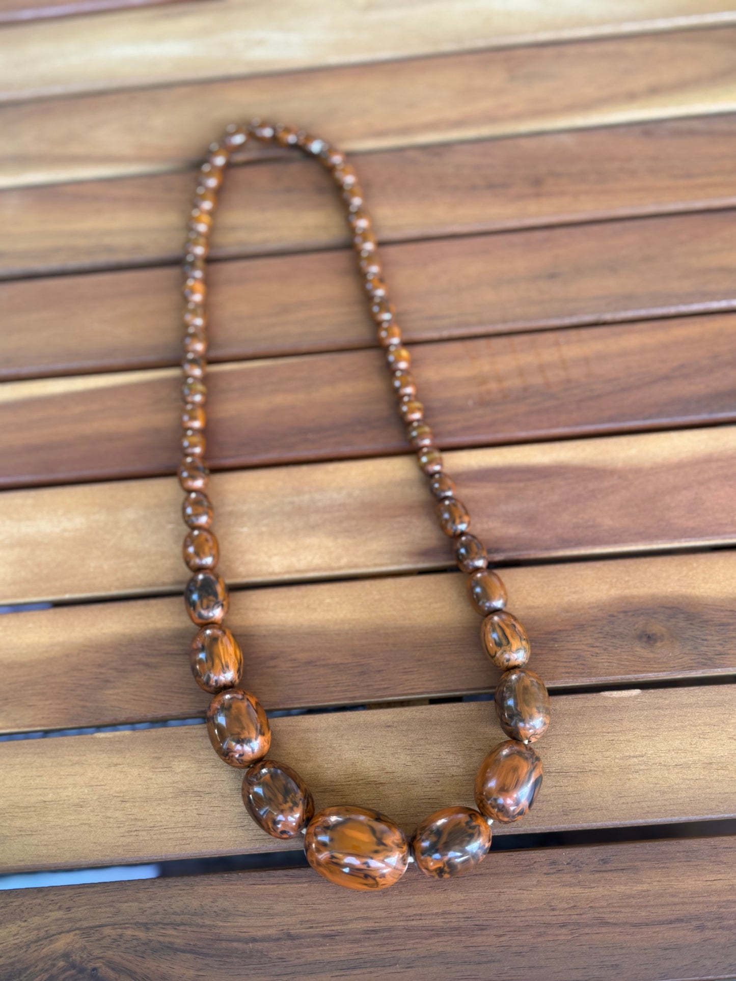 Brownish Ball Necklace