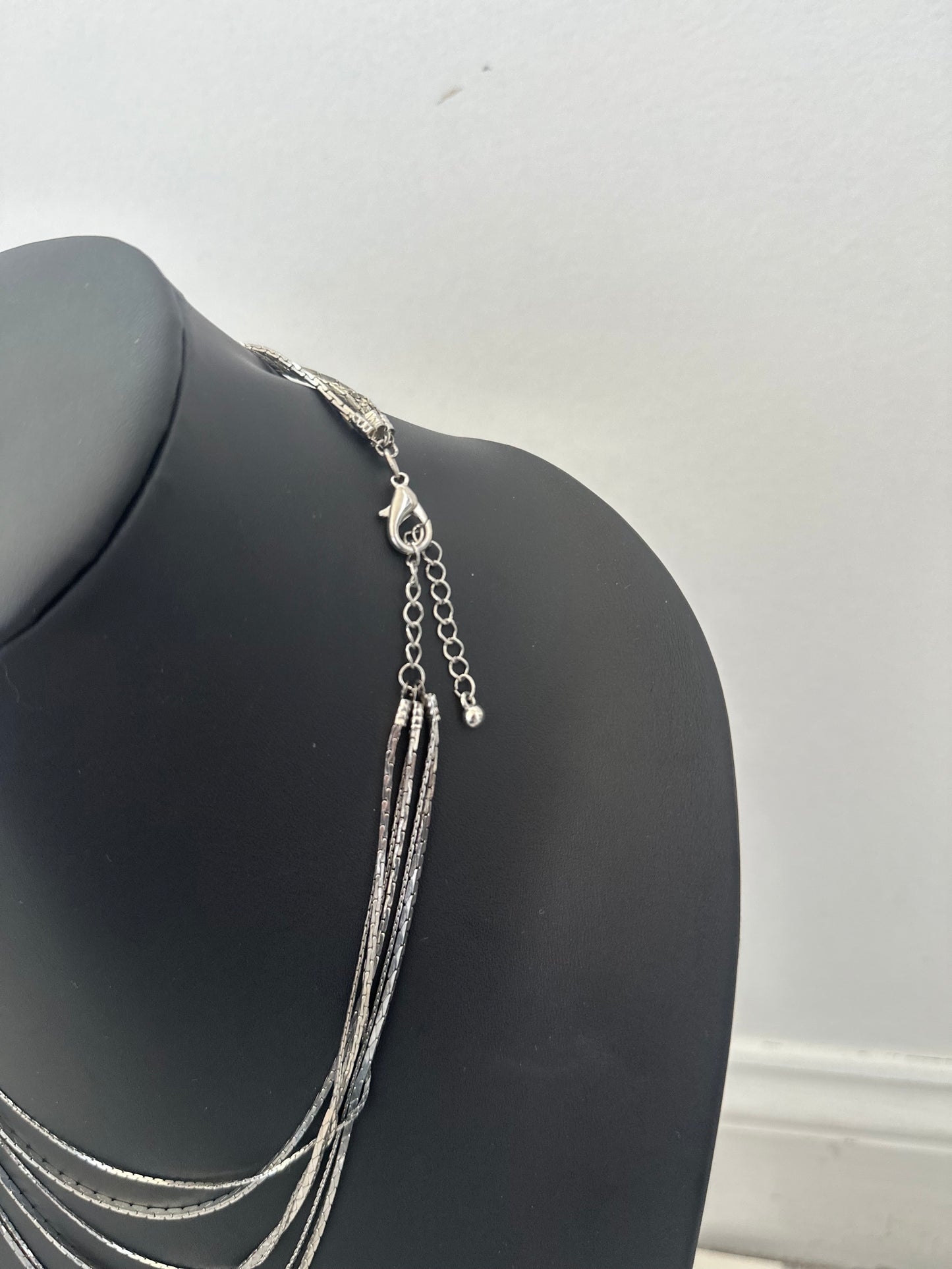 Silver Layered Necklace