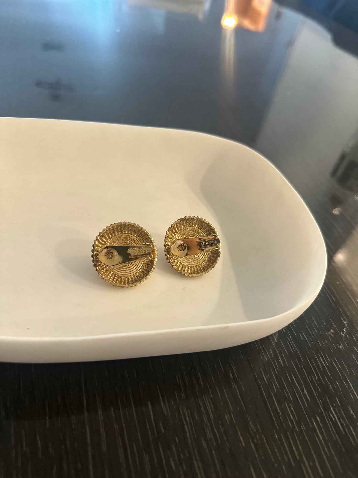 Vintage Gold and Pearl Earrings