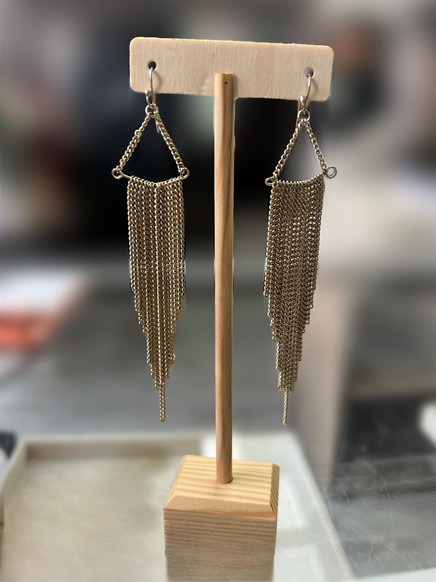 Gold Dangle Earrings