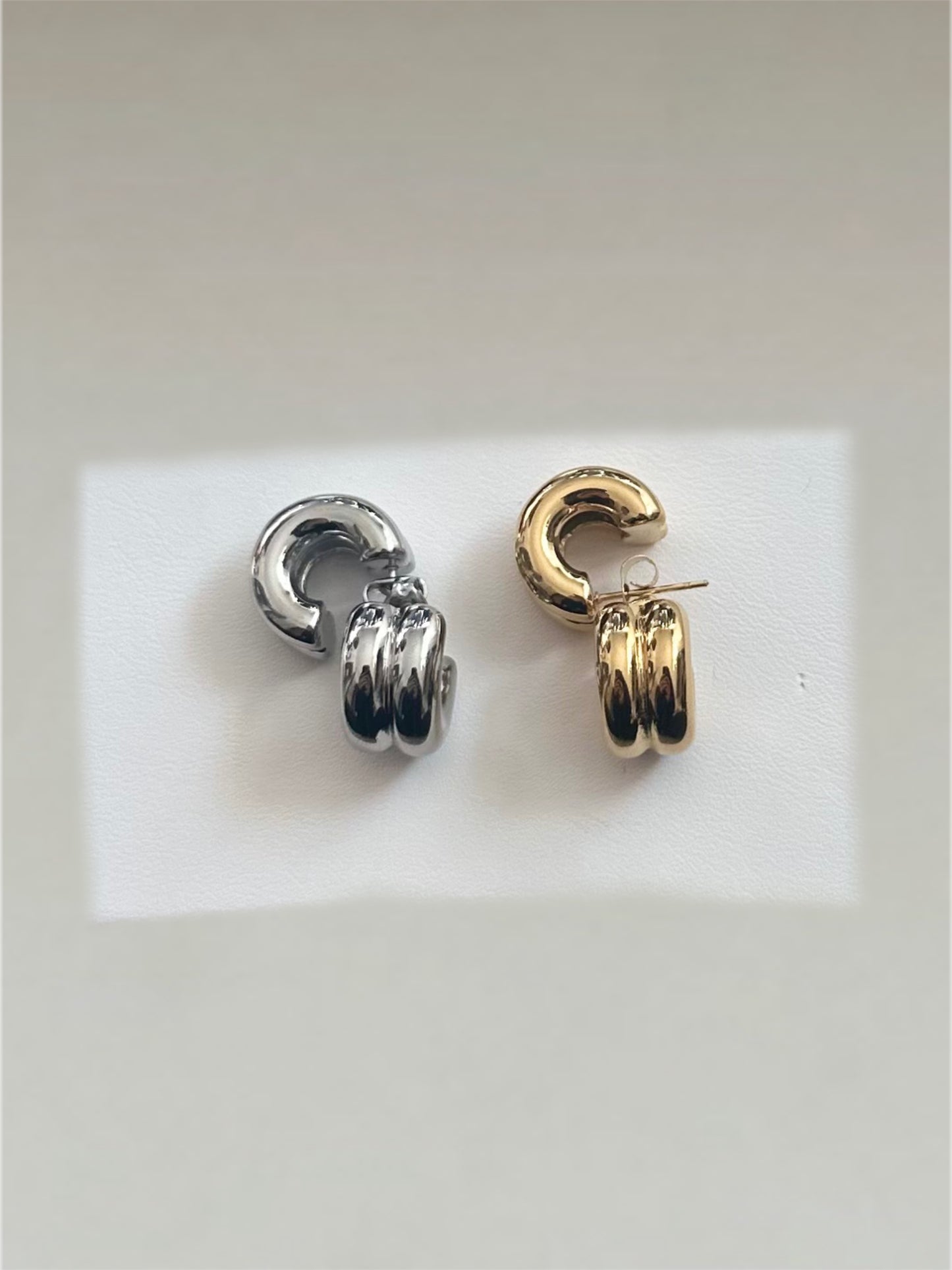 Mini Double Hoop Earring