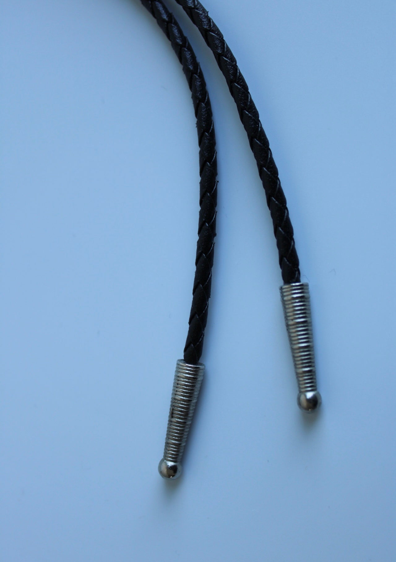Vintage Faux Leather Bolo Tie