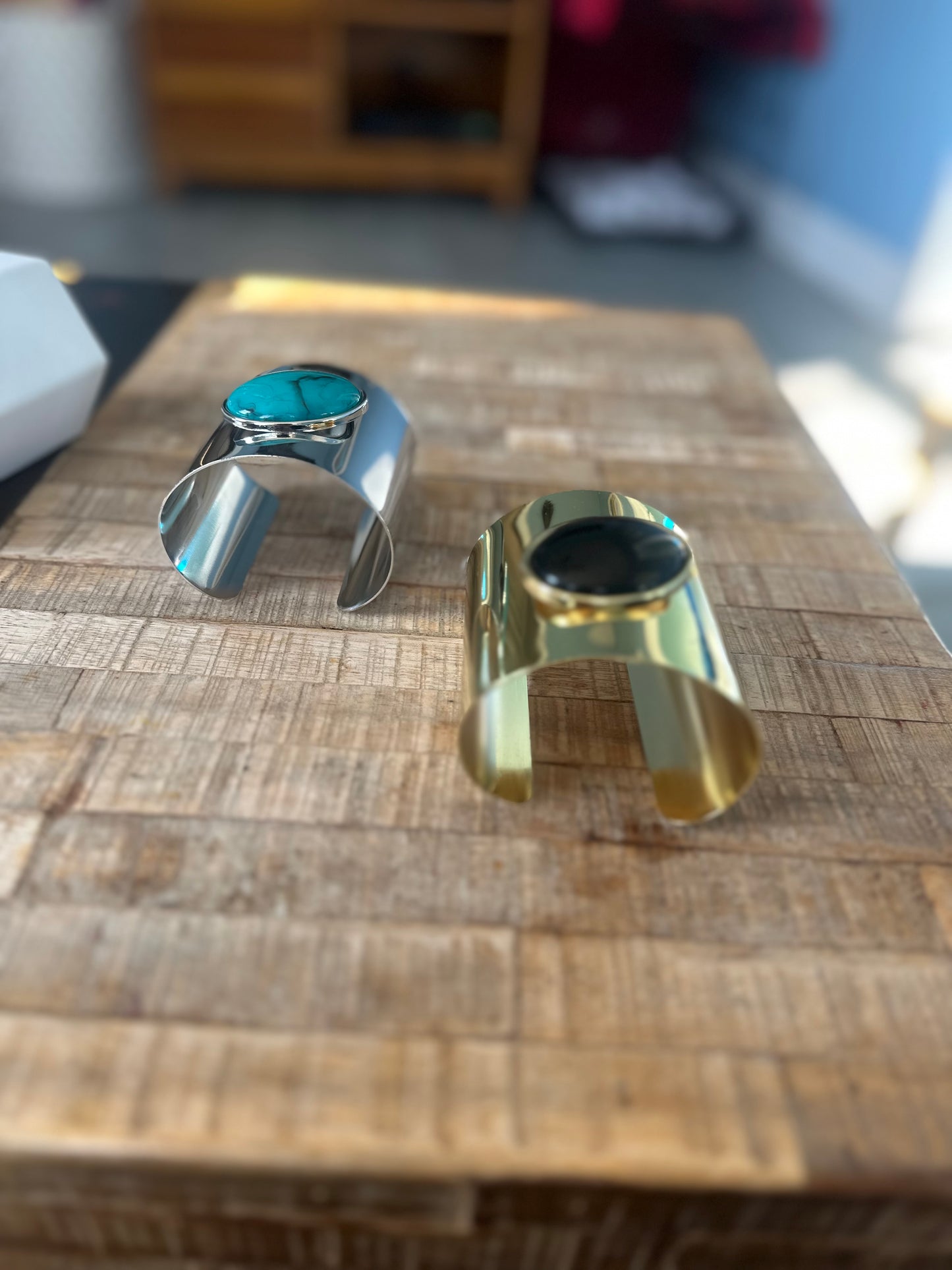 Gold and Black Cuff