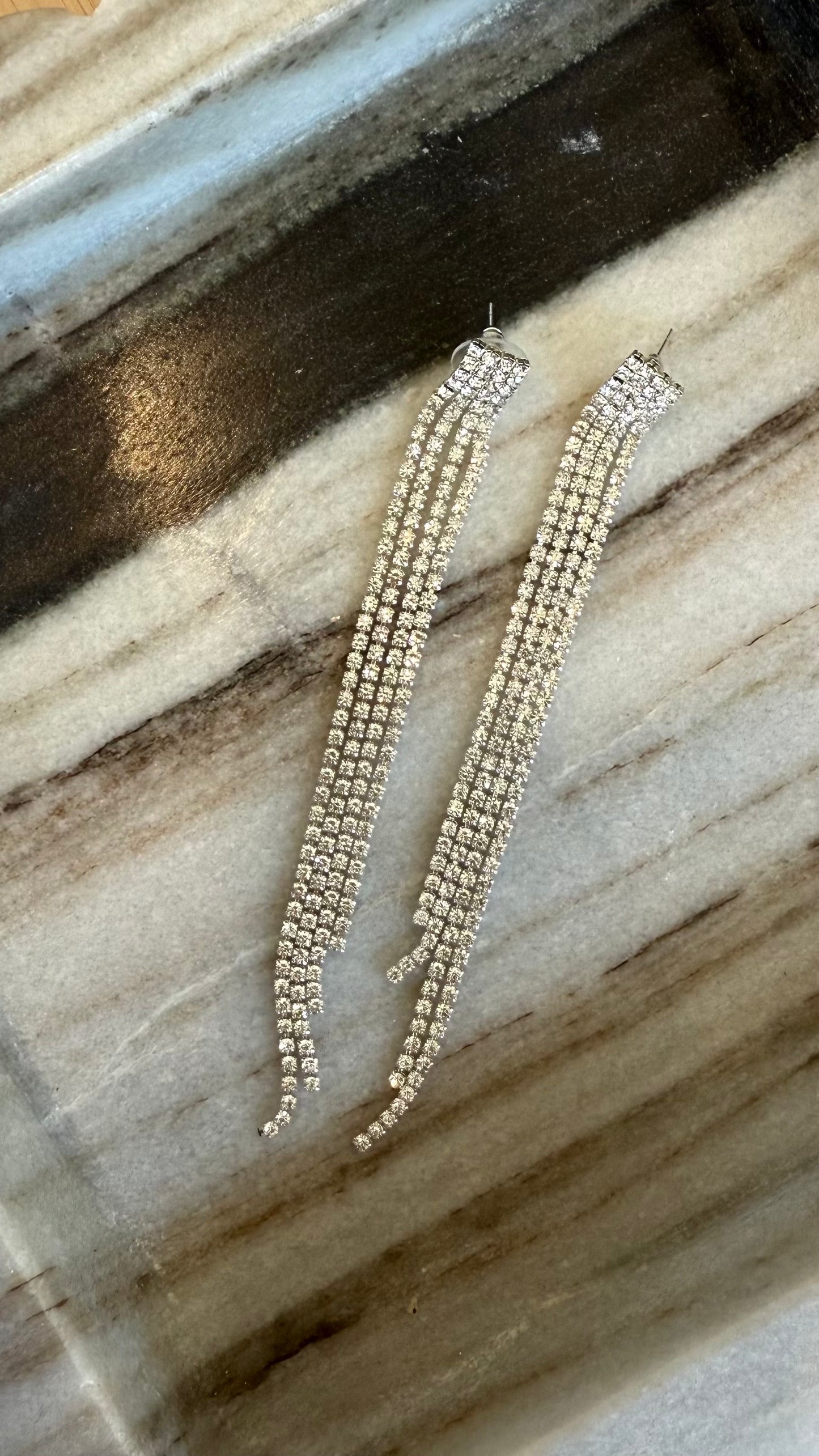 Crystal Hanging Earrings