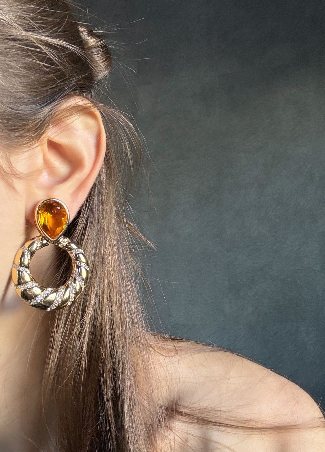 Vintage Nina Ricci Statement Earrings