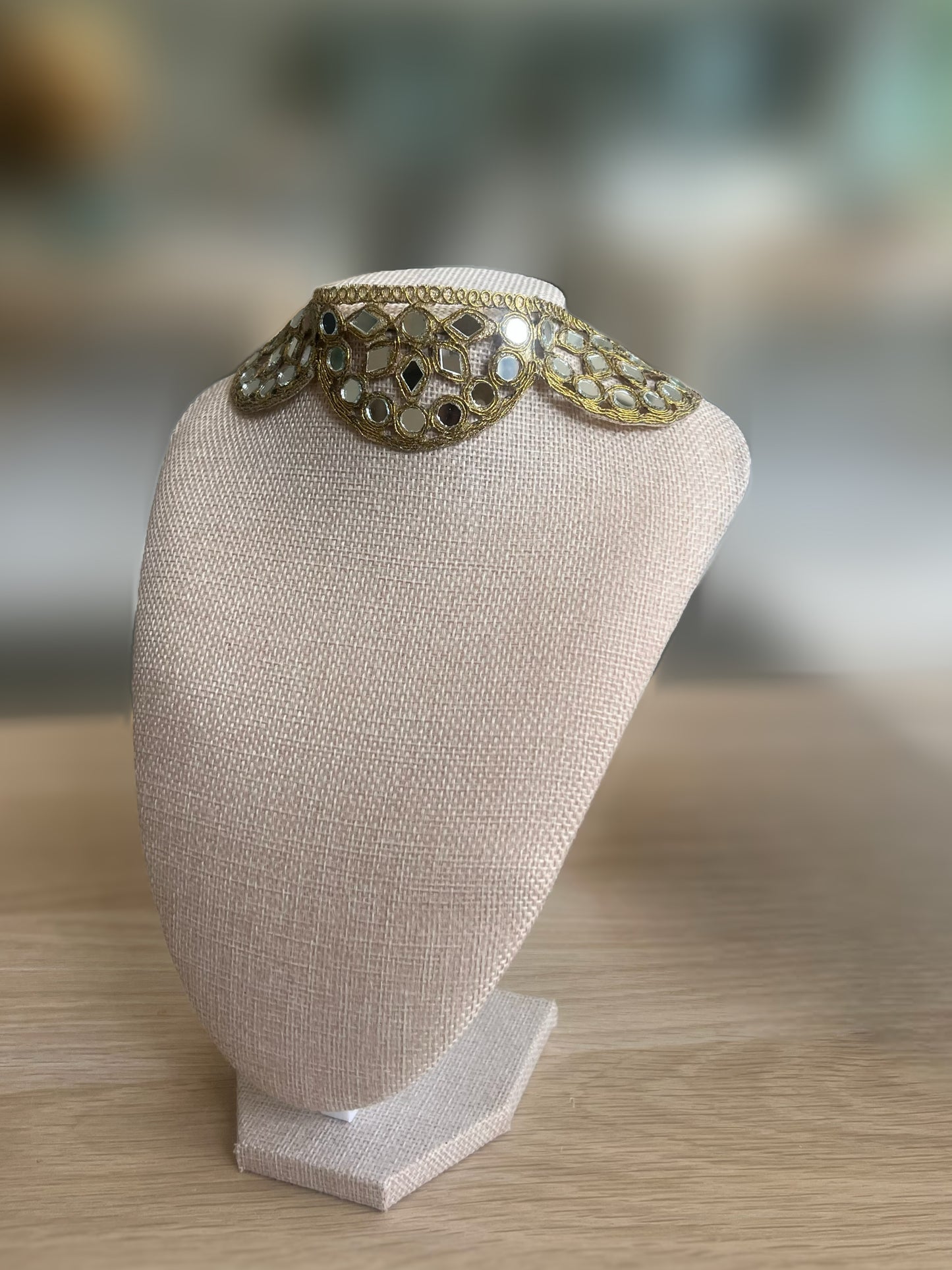 Gold Fabric Choker