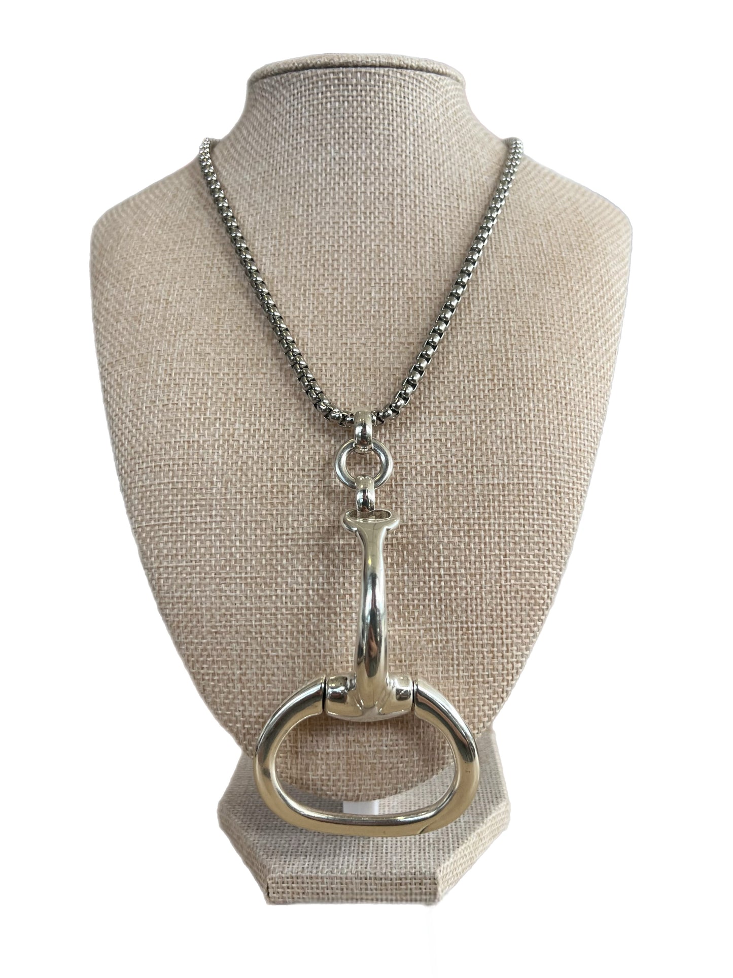 Sterling Silver Horse Bit Pedant