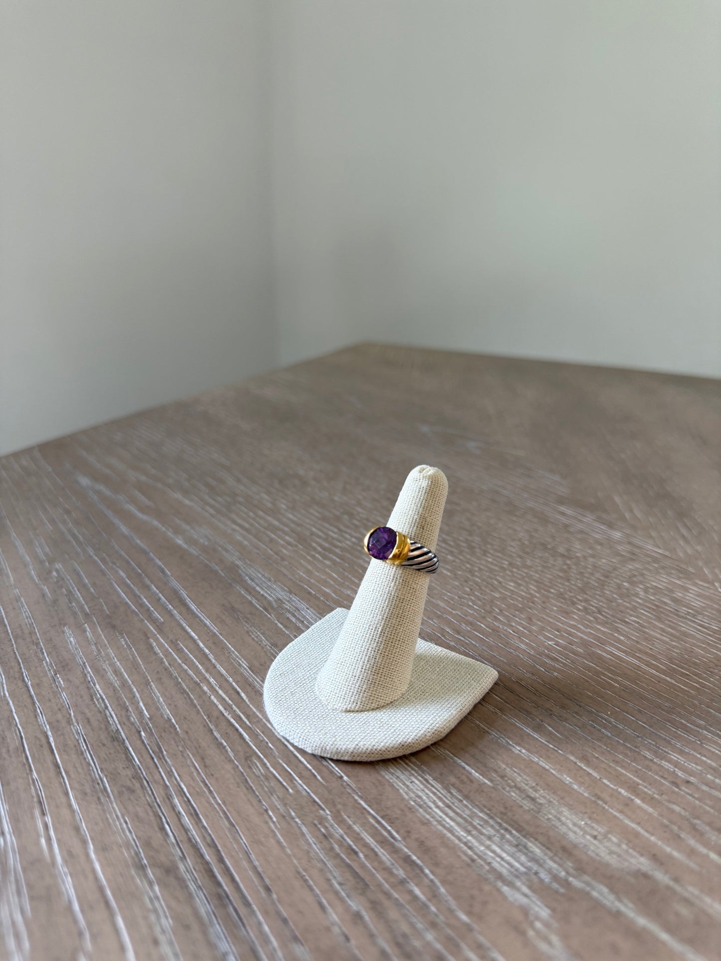 Vintage Two Tone Twisted Ring