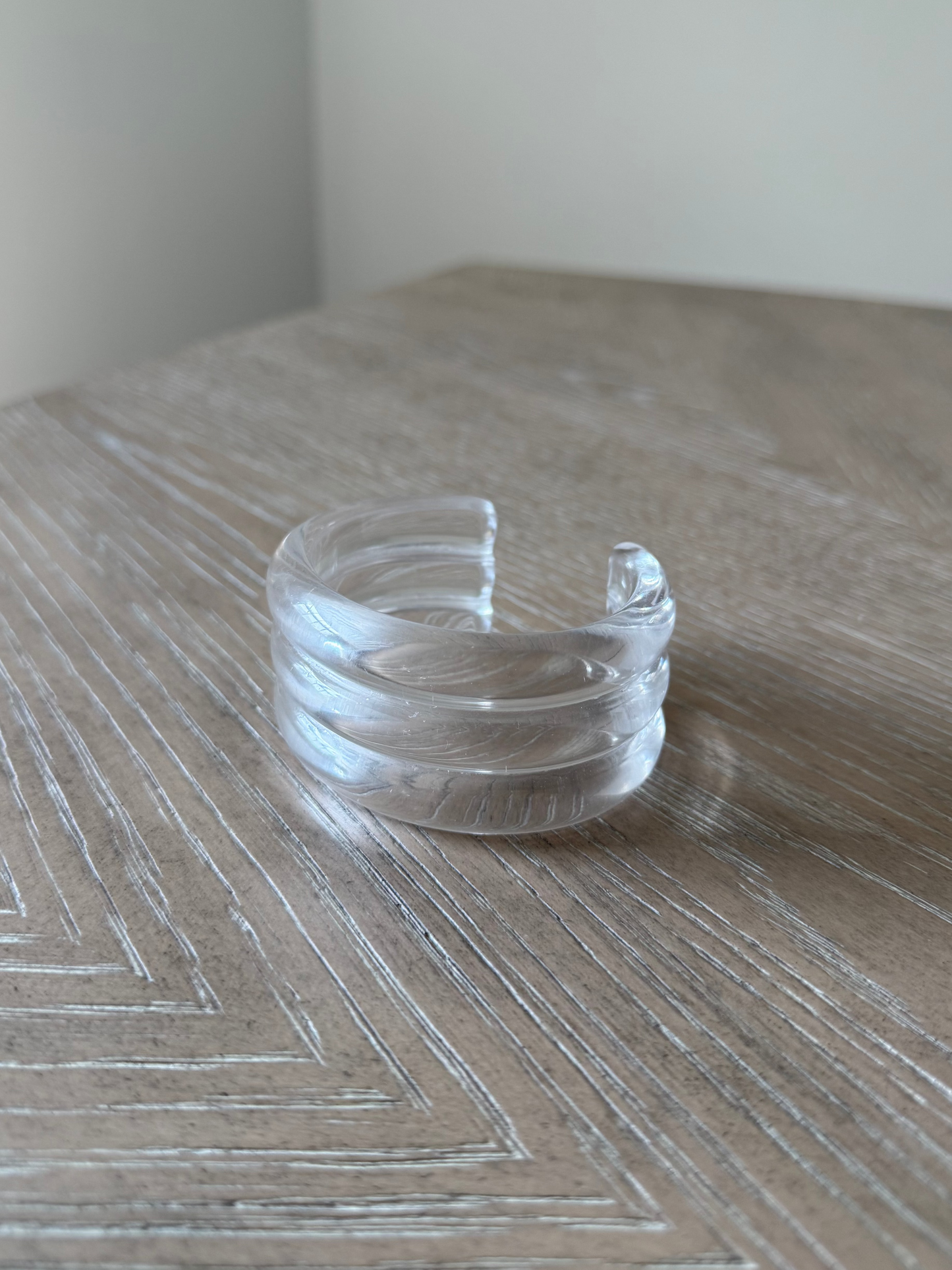 Clear Lucite Cuff