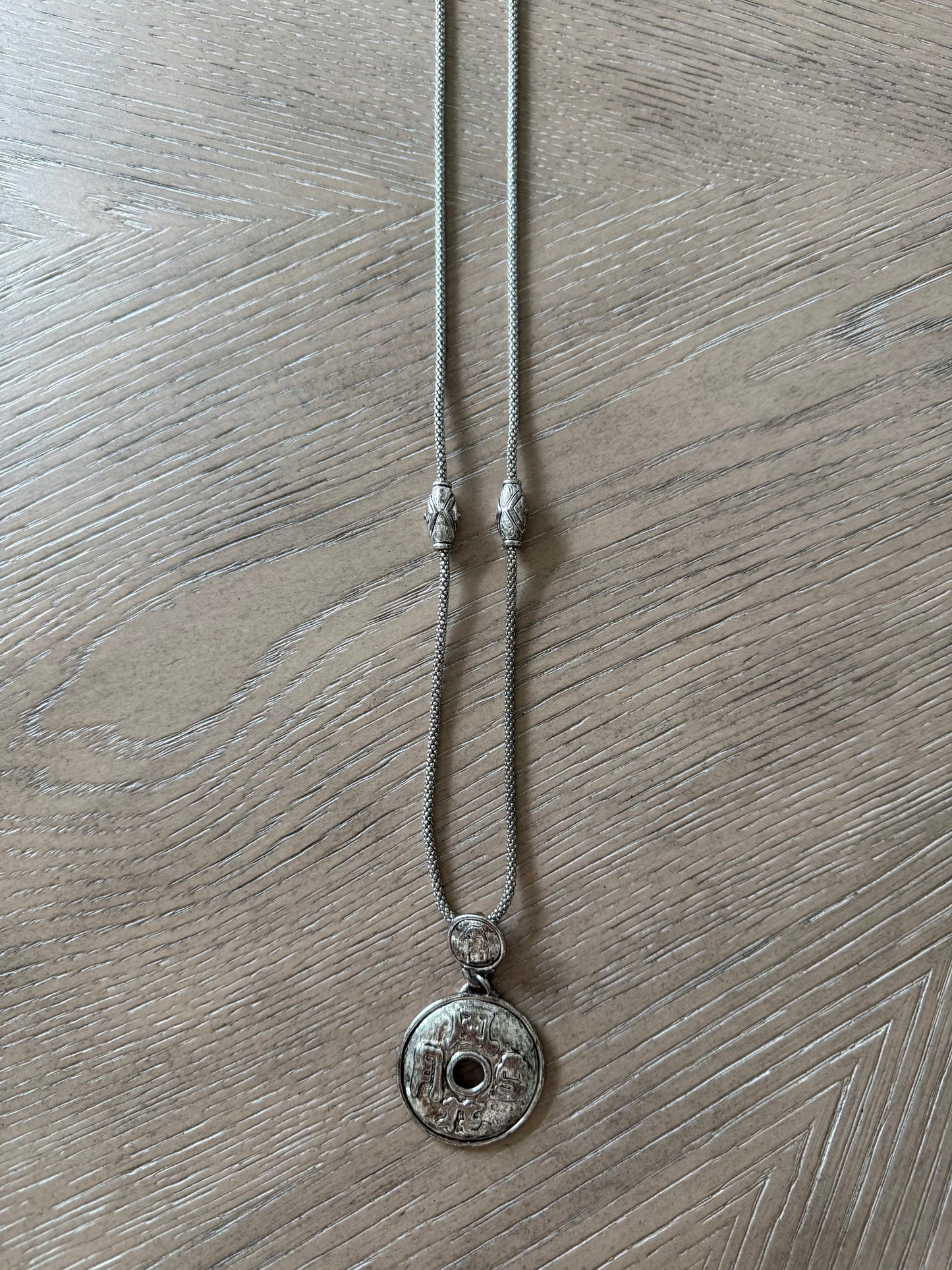 Vintage Silver Pendant Necklace