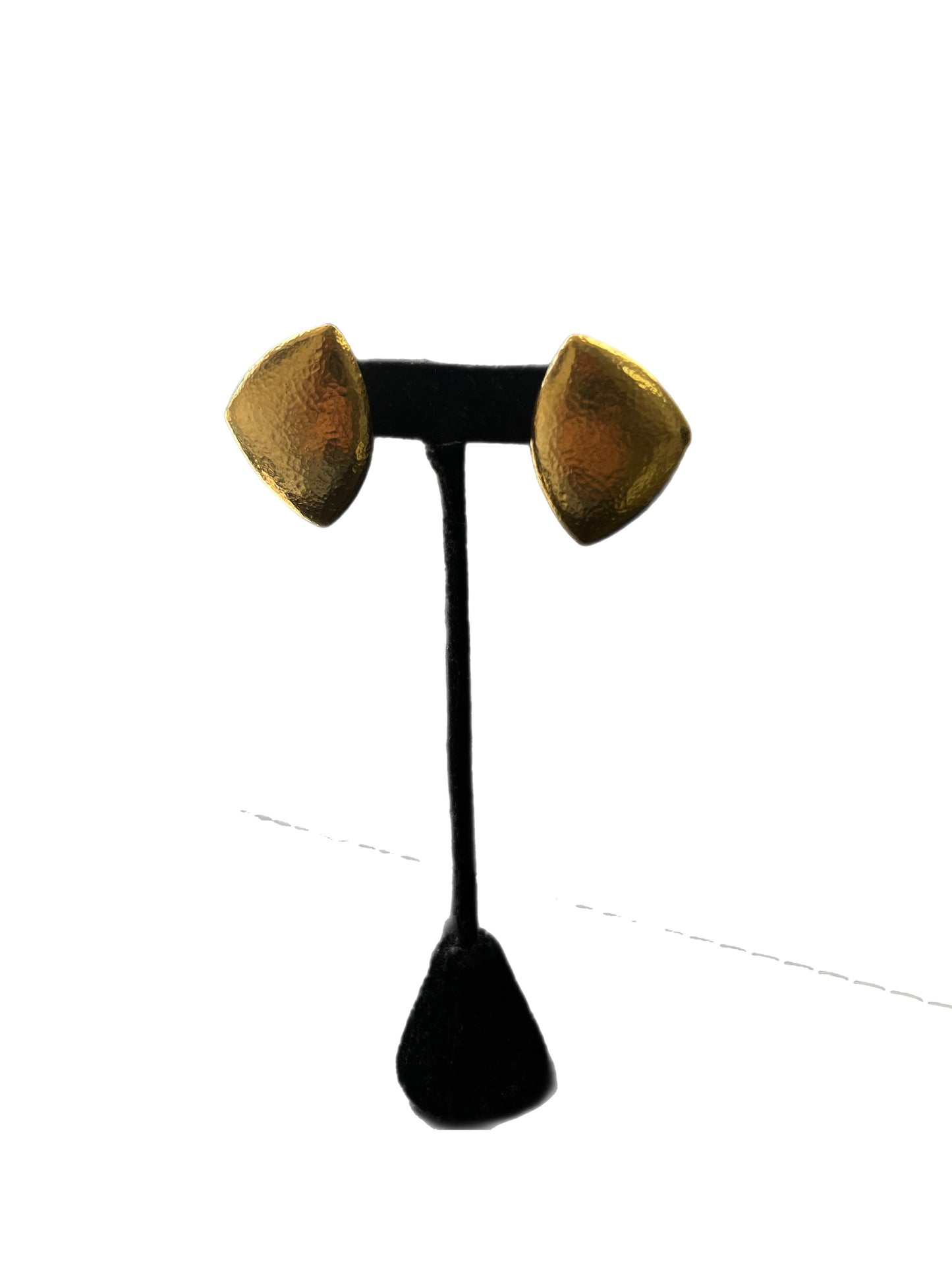 Hammered Gold Earrings
