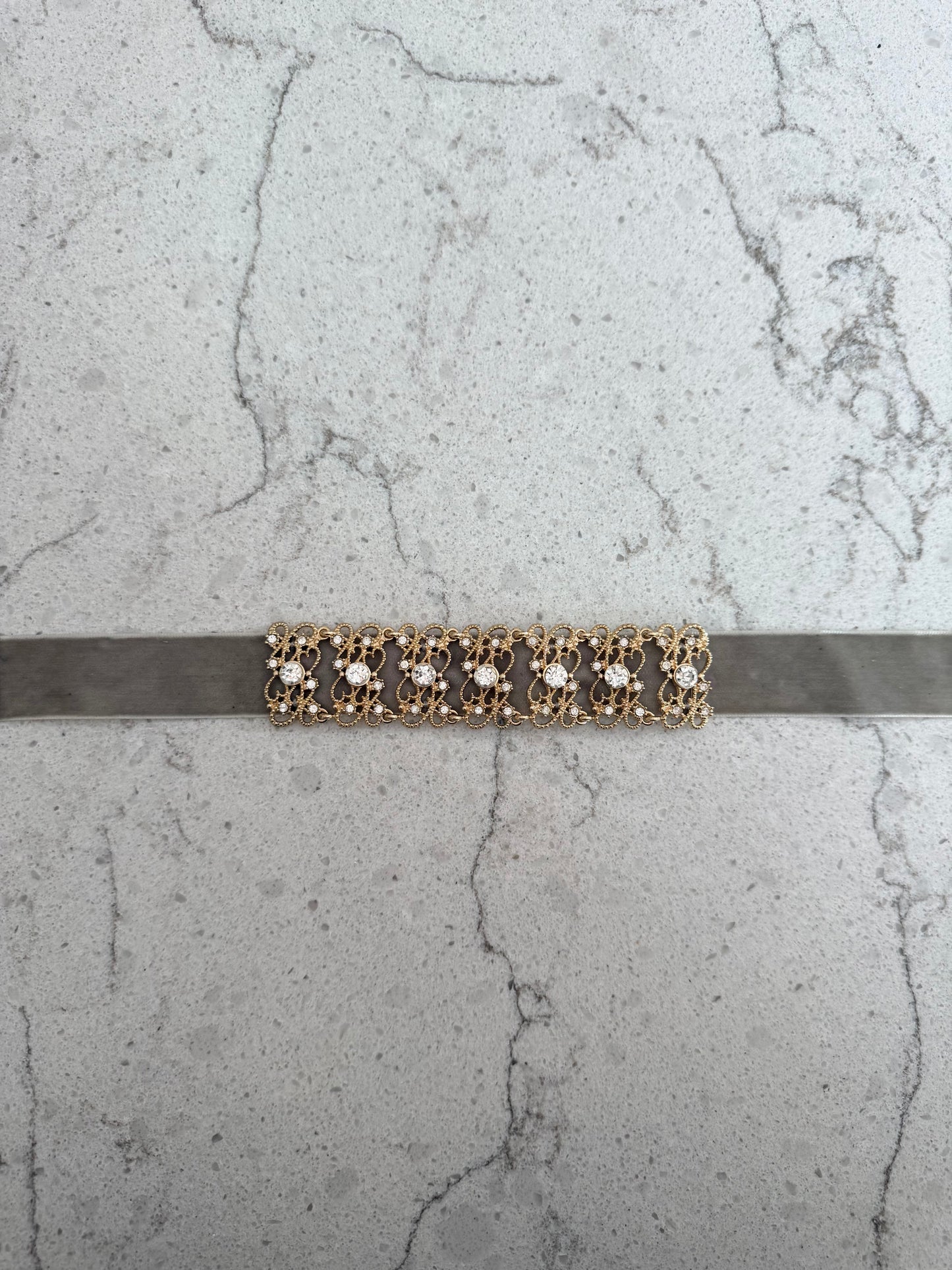 Vintage Rhinestone Choker