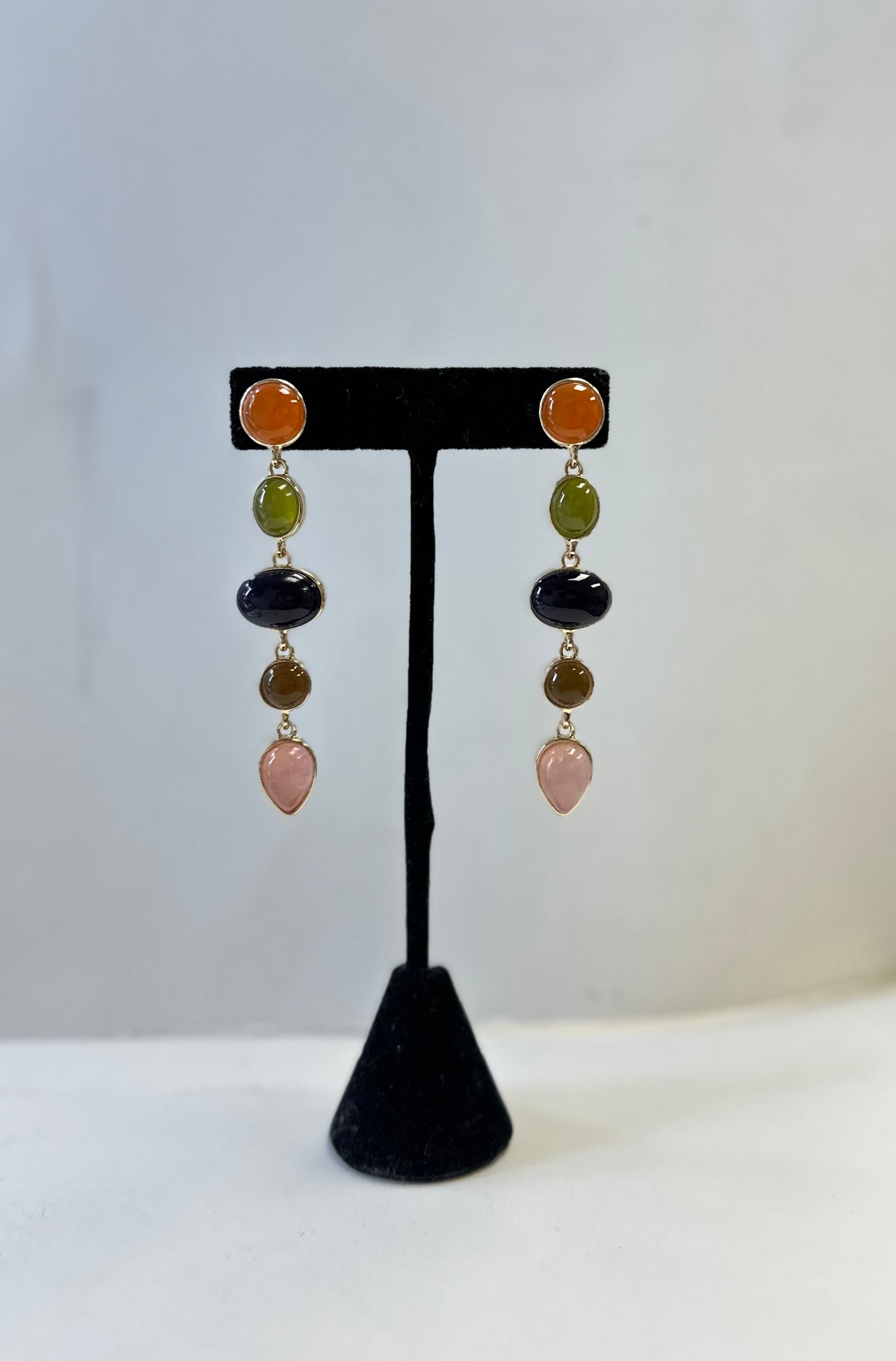 Hanging Colored Earrings