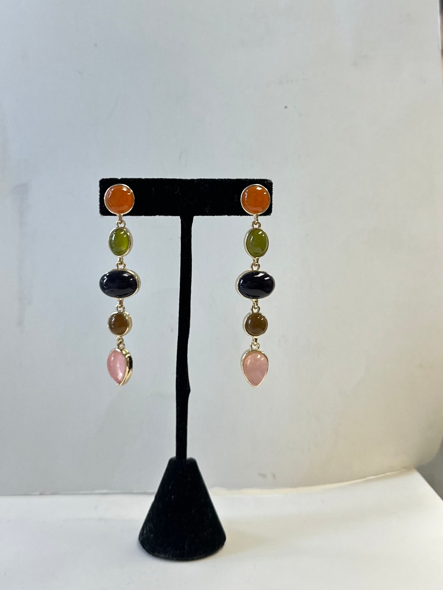 Hanging Colored Earrings