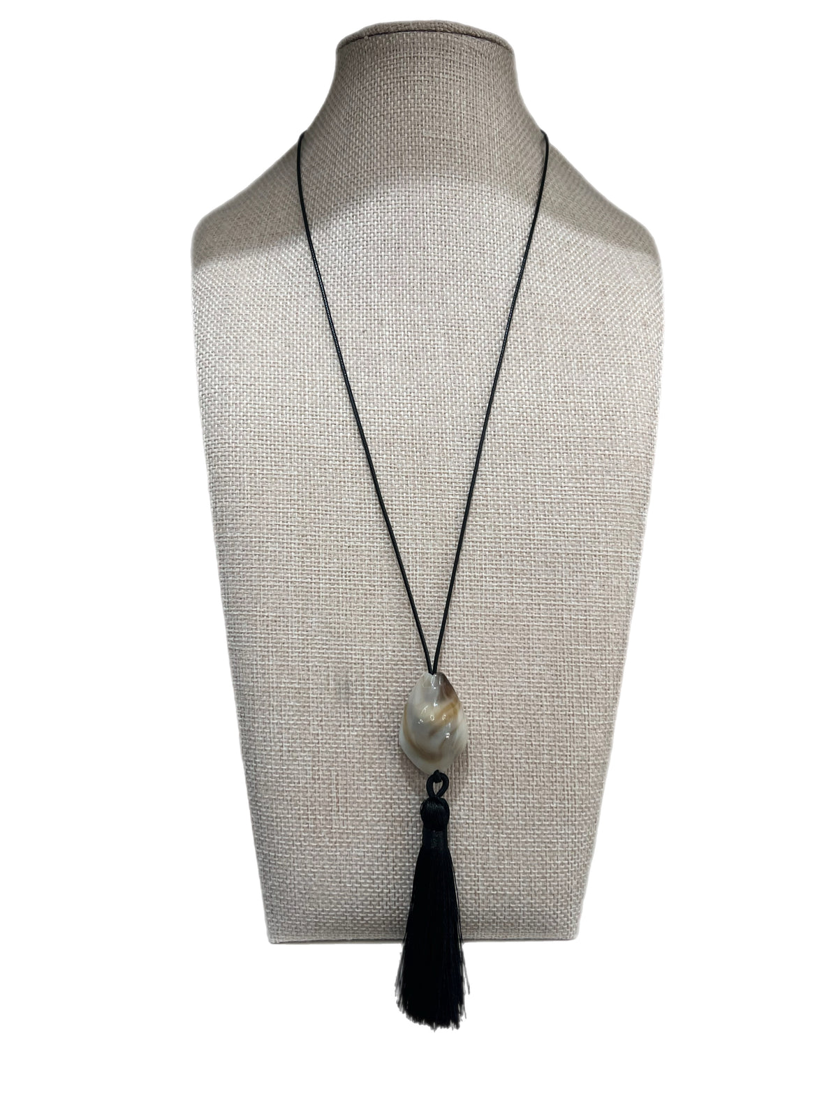 Shell Black Tassel