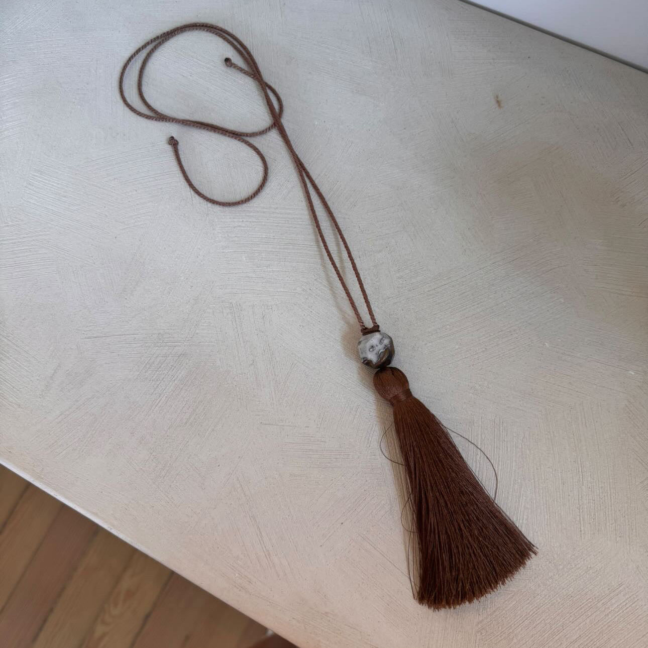 Brown Tassel Necklace