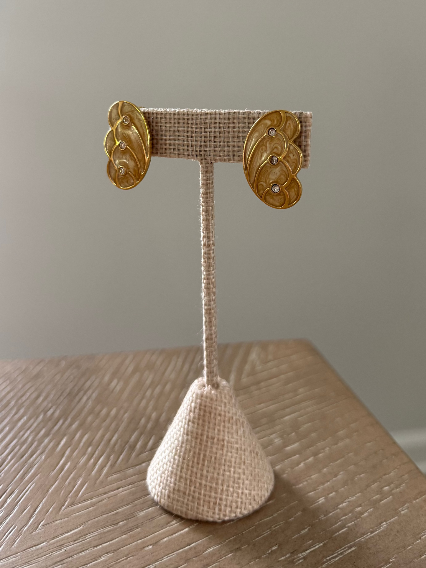 Vintage KJL Butterfly Earrings