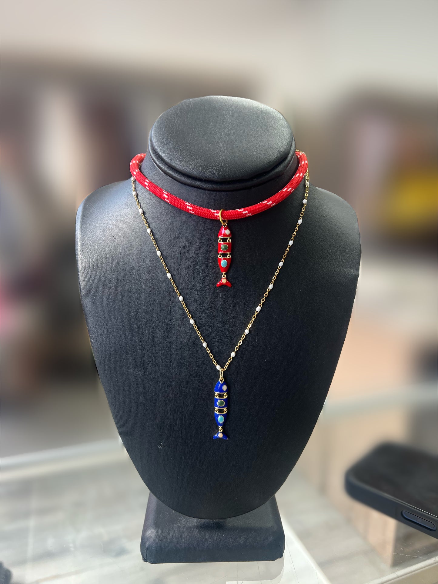 Fish Charm Necklaces