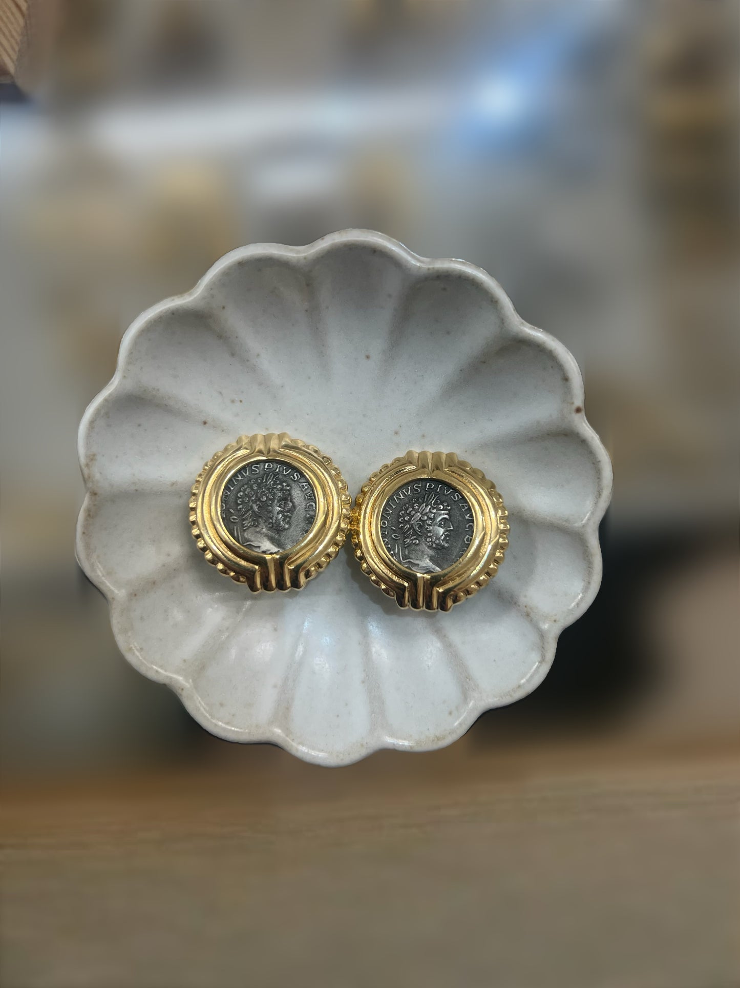 Vintage Coin Earrings