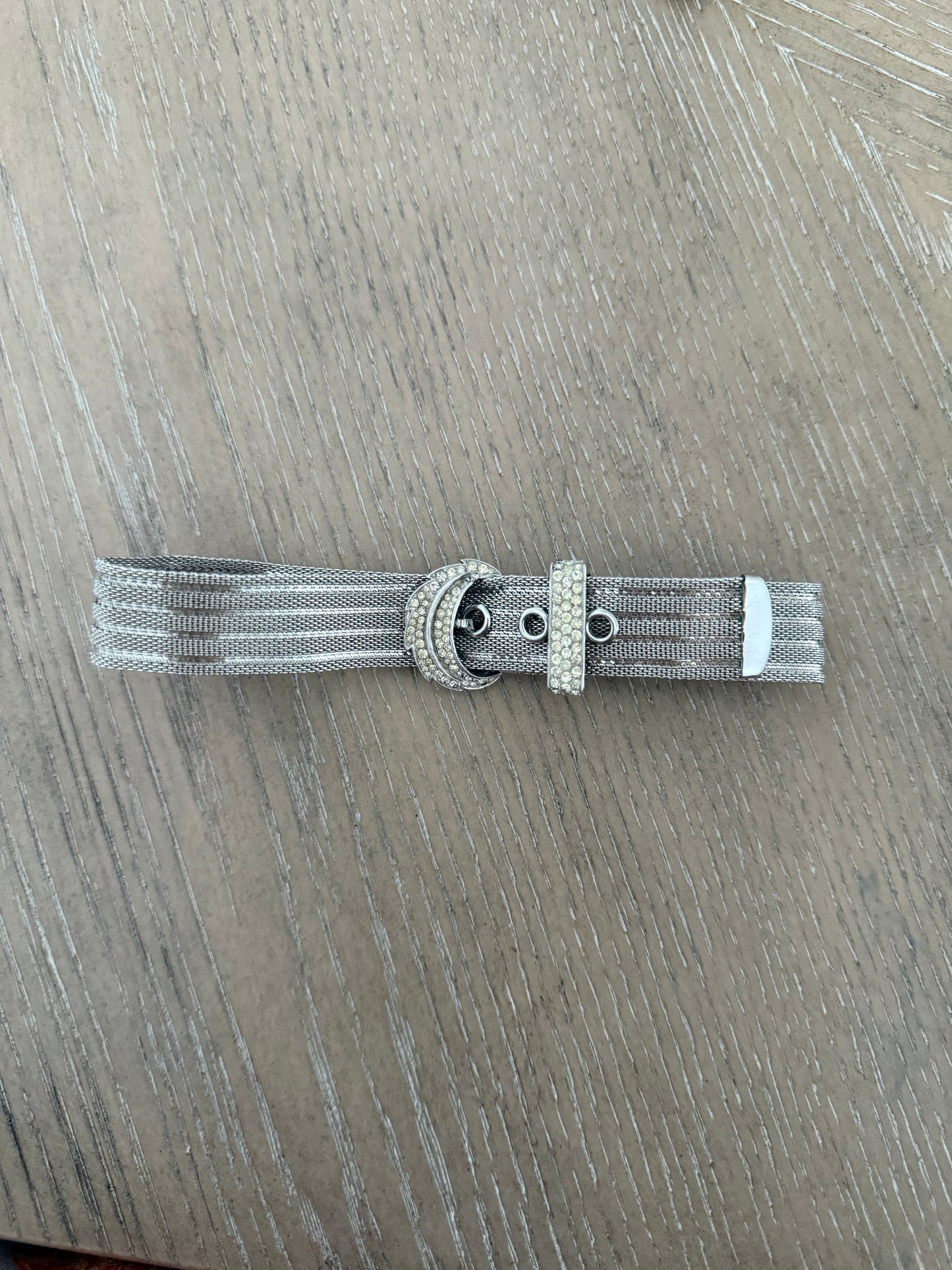 Silver Belt Choker