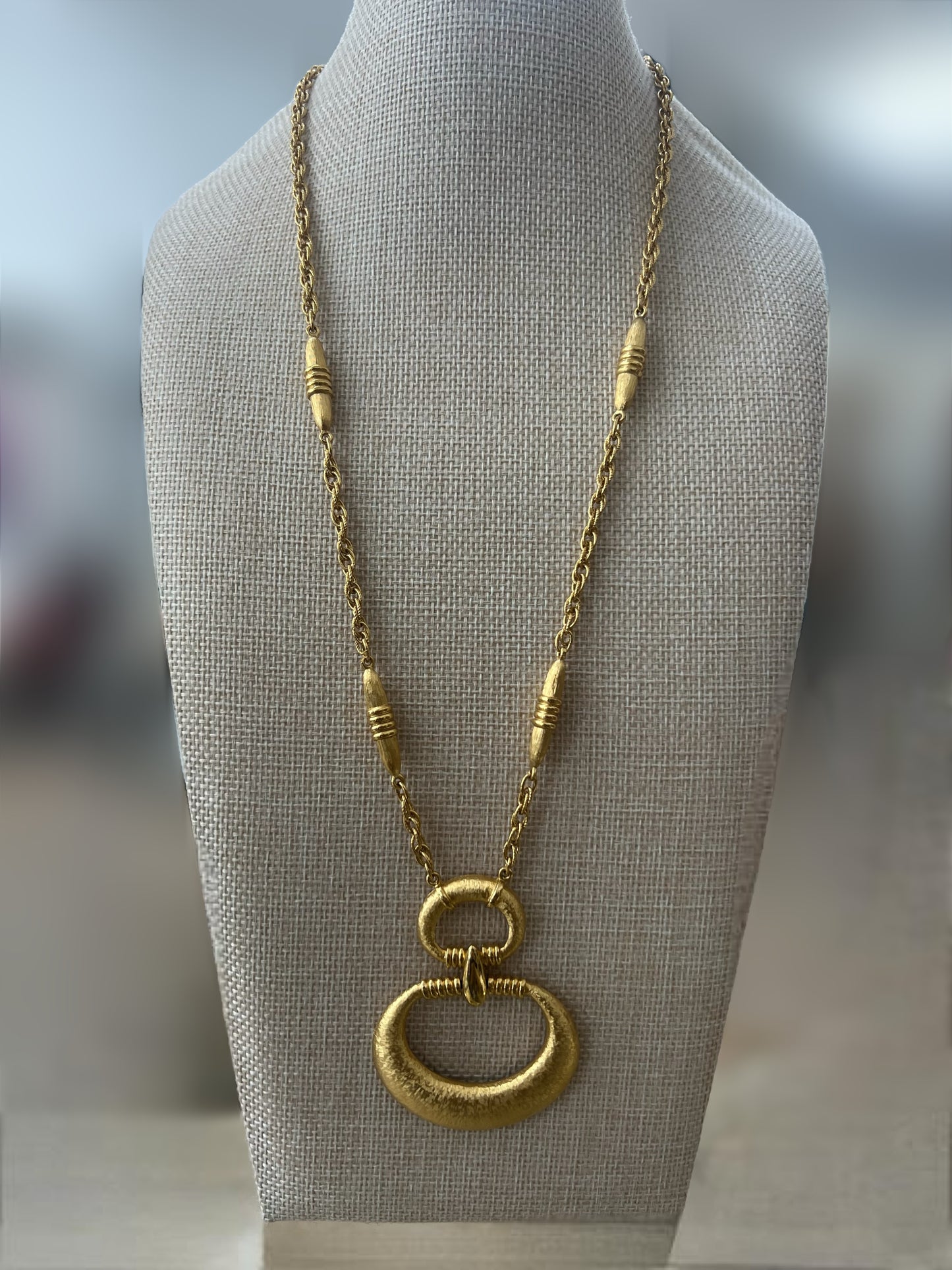 Vintage Door Knocker Necklace