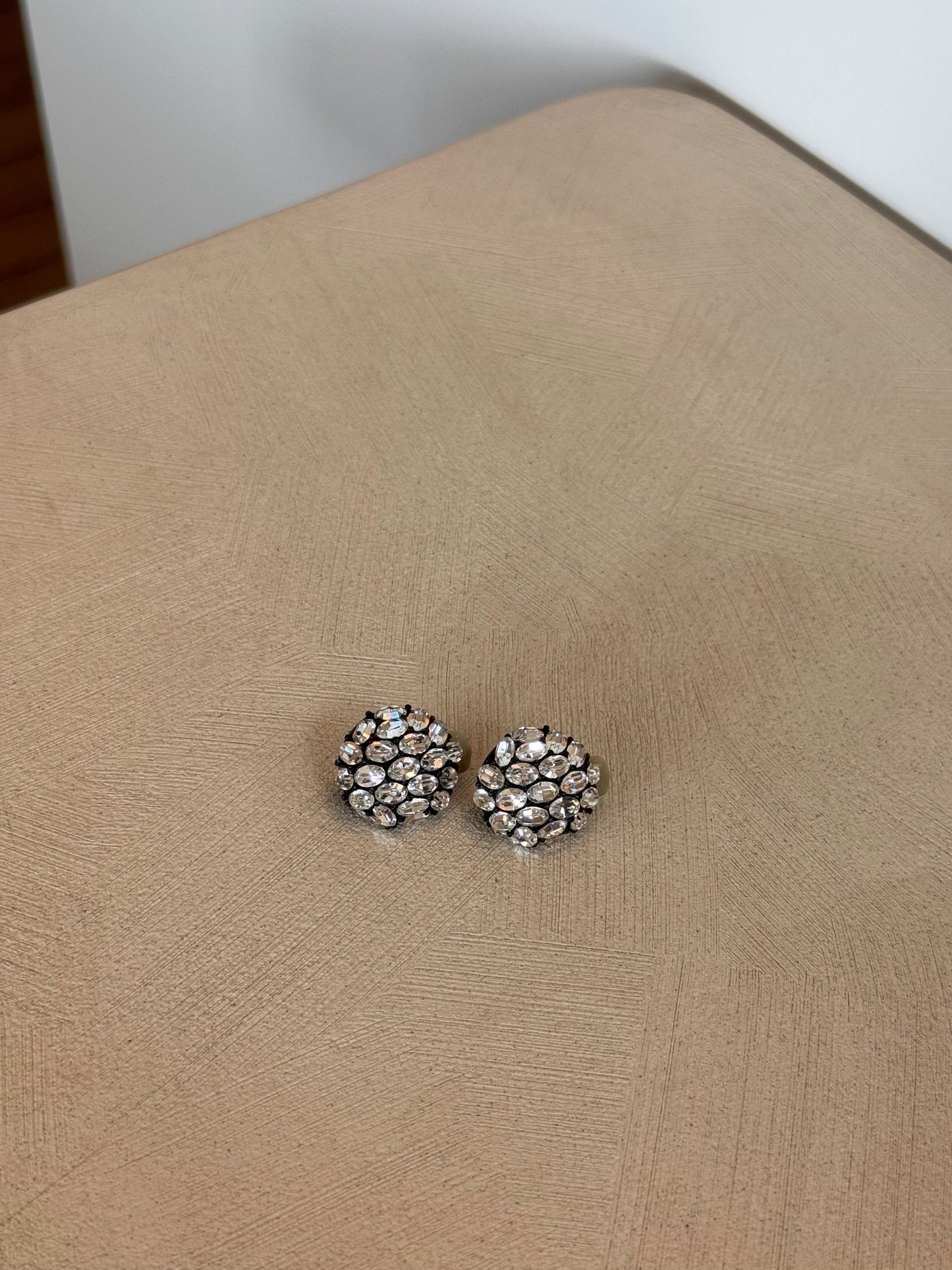 Vintage Ciner Crystal Clip Ons
